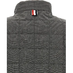 Gray Polyamide Sleeveless Jacket