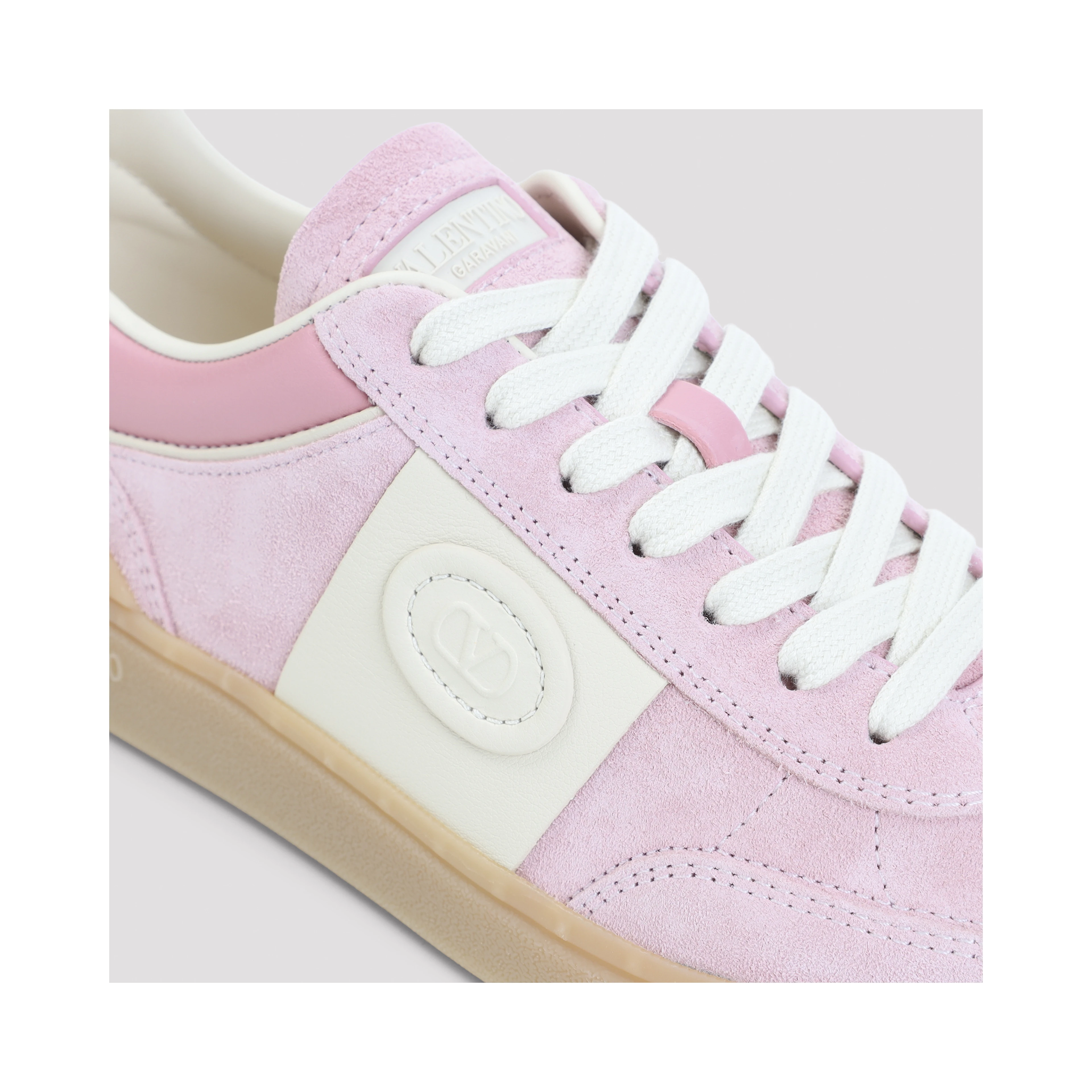 Valentino Garavani Suede Logo Sneakers