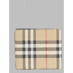 Portafoglio Bifold con Stampa "Check"