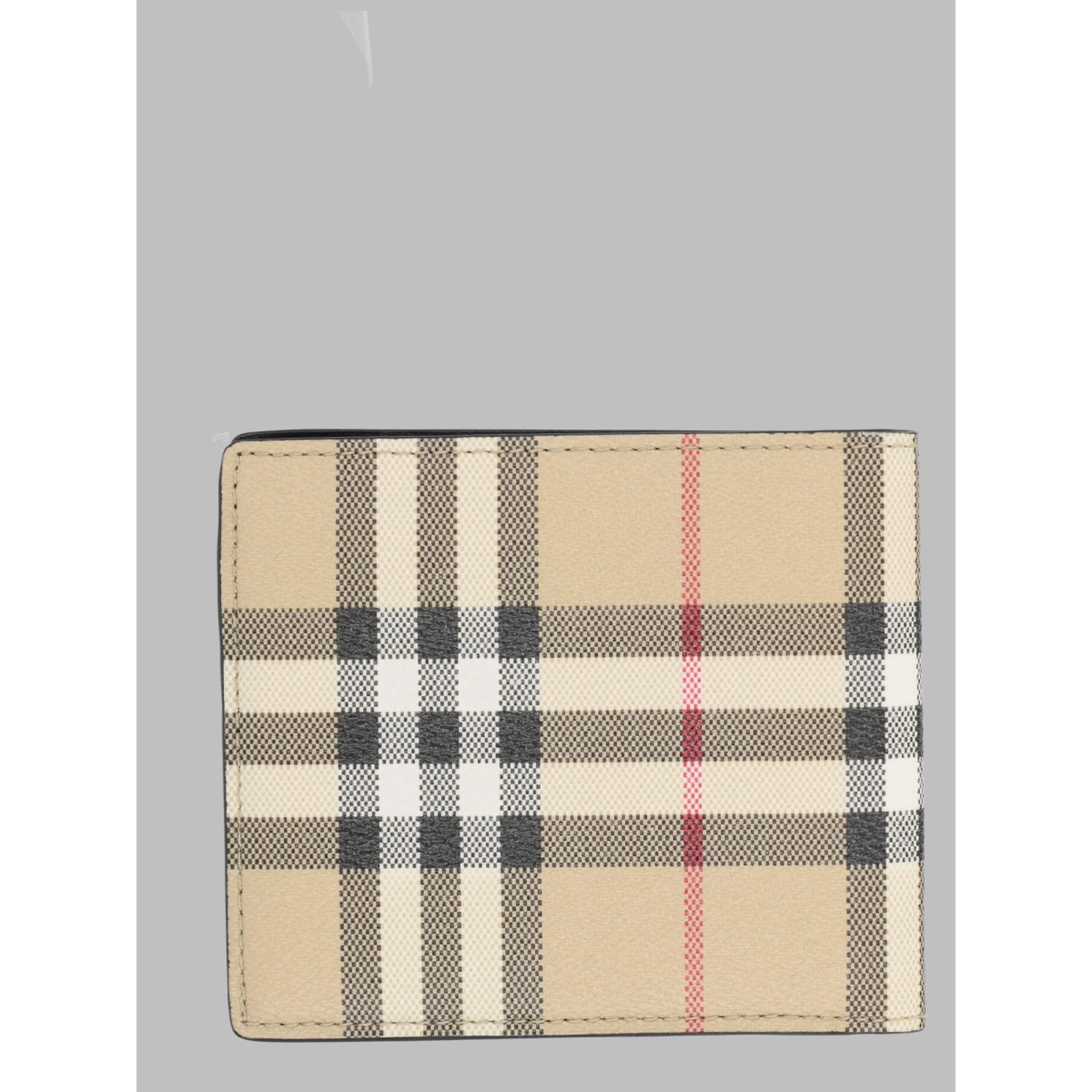 Portafoglio Bifold con Stampa "Check"