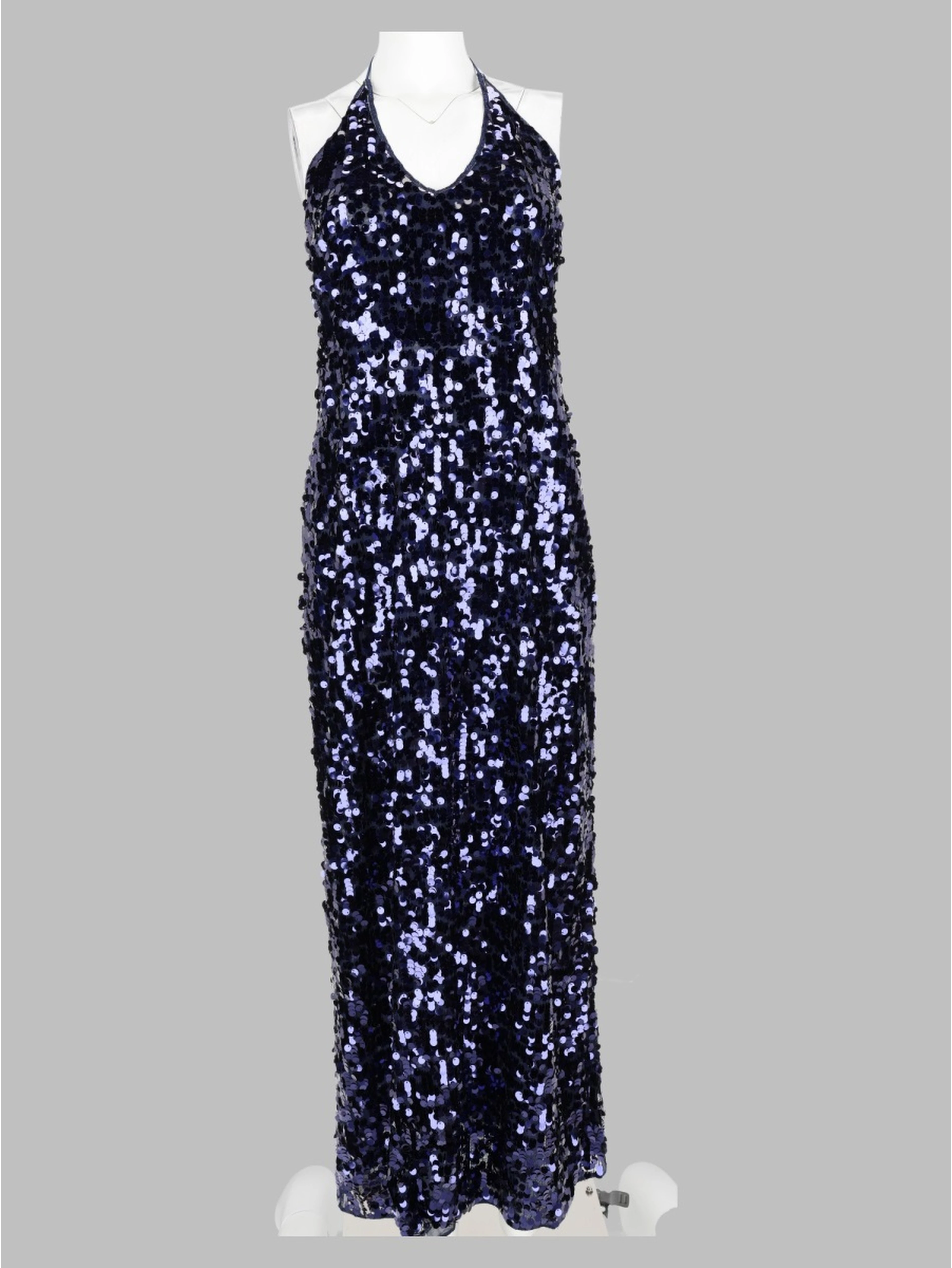 night sequins long dress
