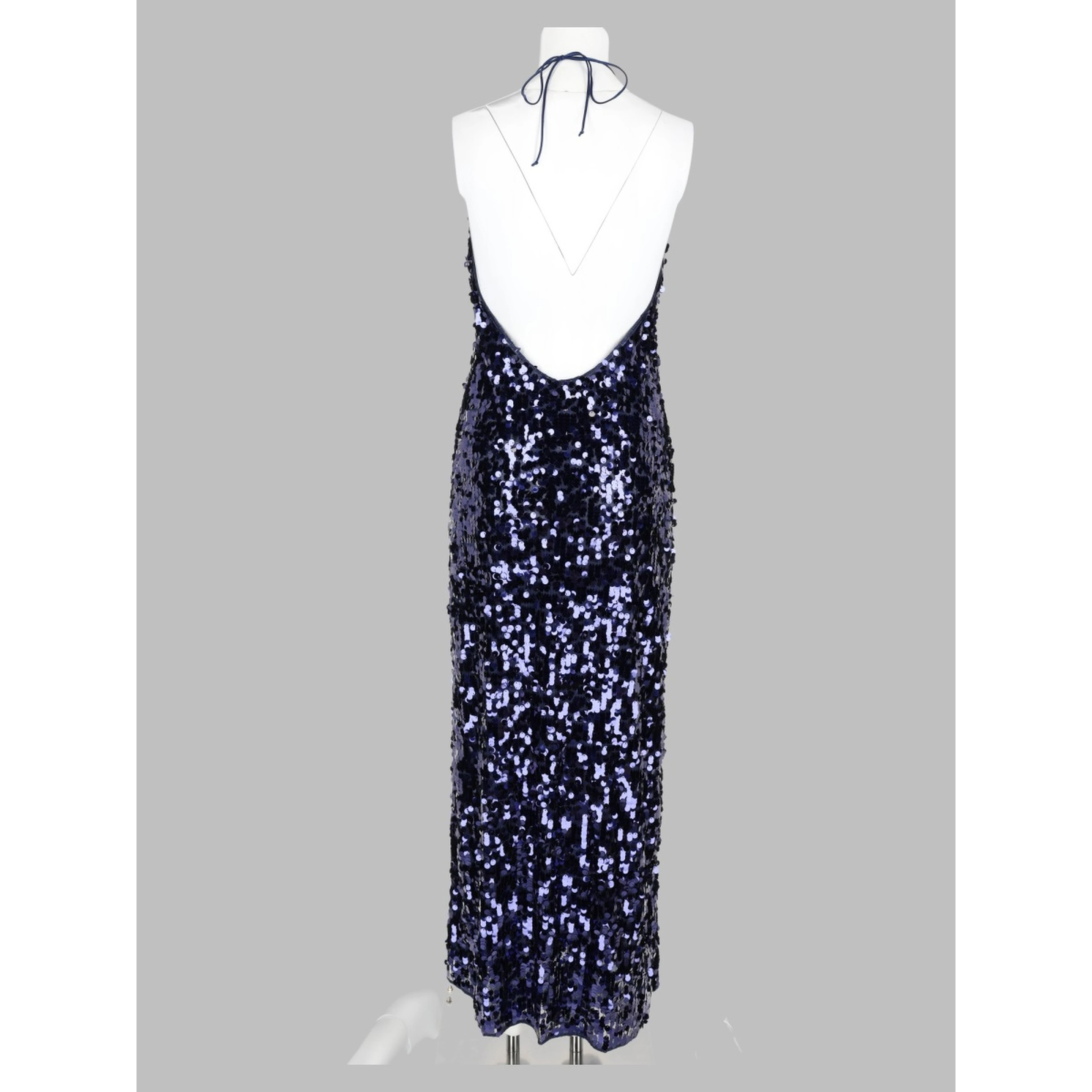 night sequins long dress