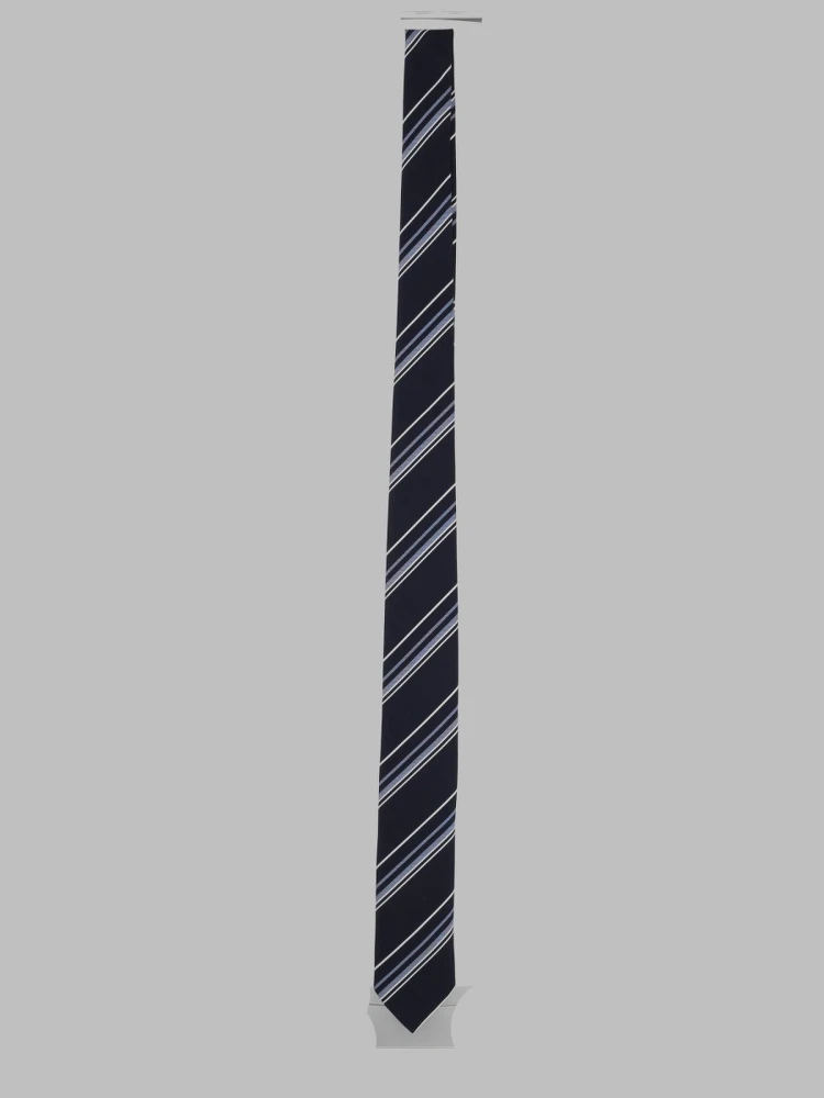 Cravatta Jacquard a Righe Diagonali