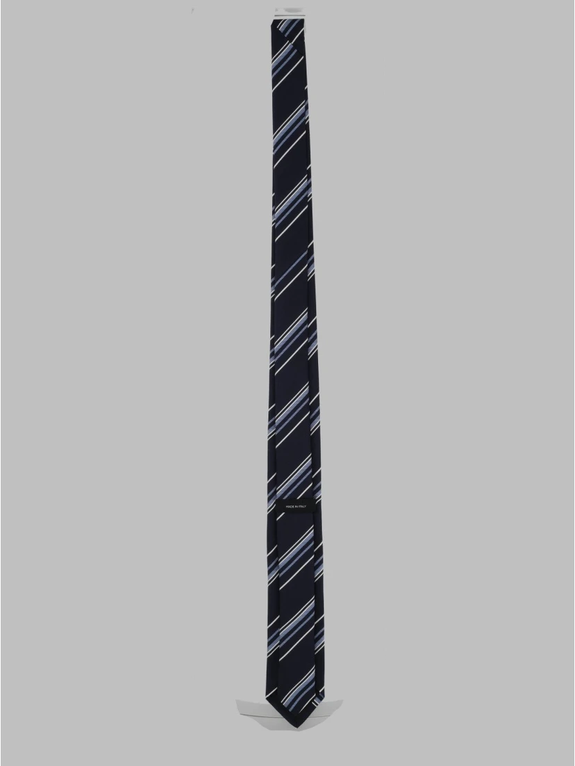 Cravatta Jacquard a Righe Diagonali