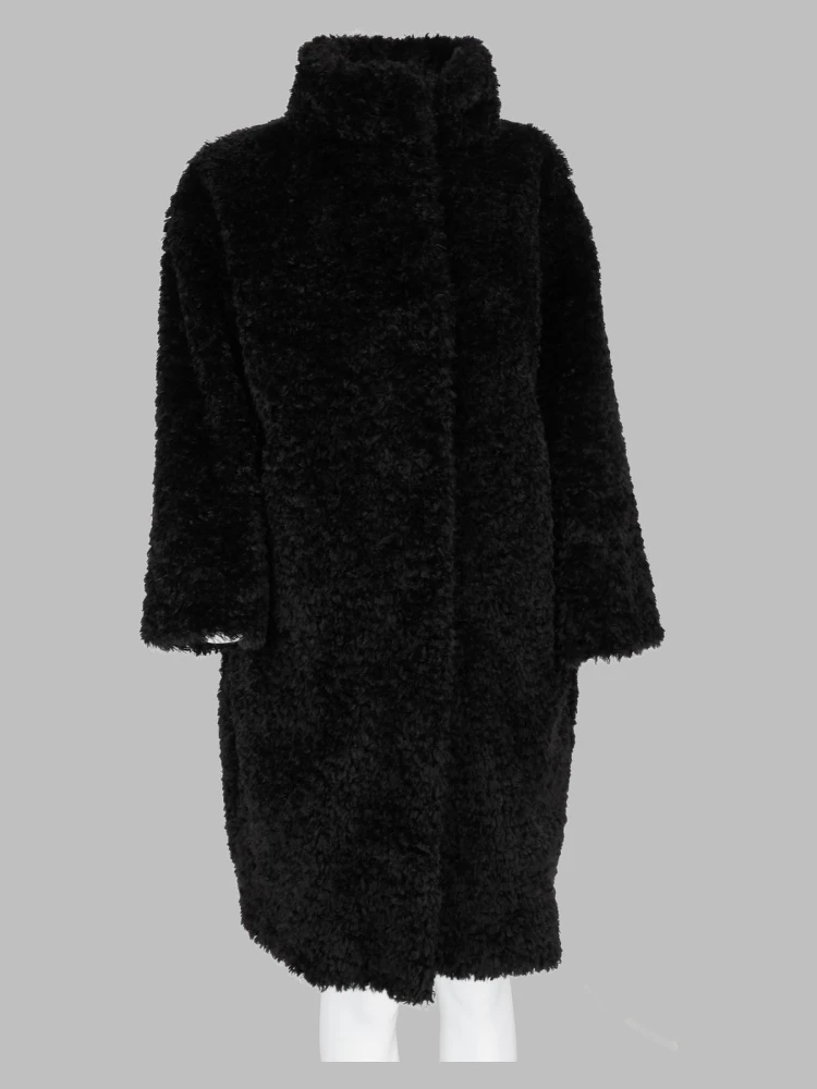 Cappotto Teddy Curly in Ecopelliccia