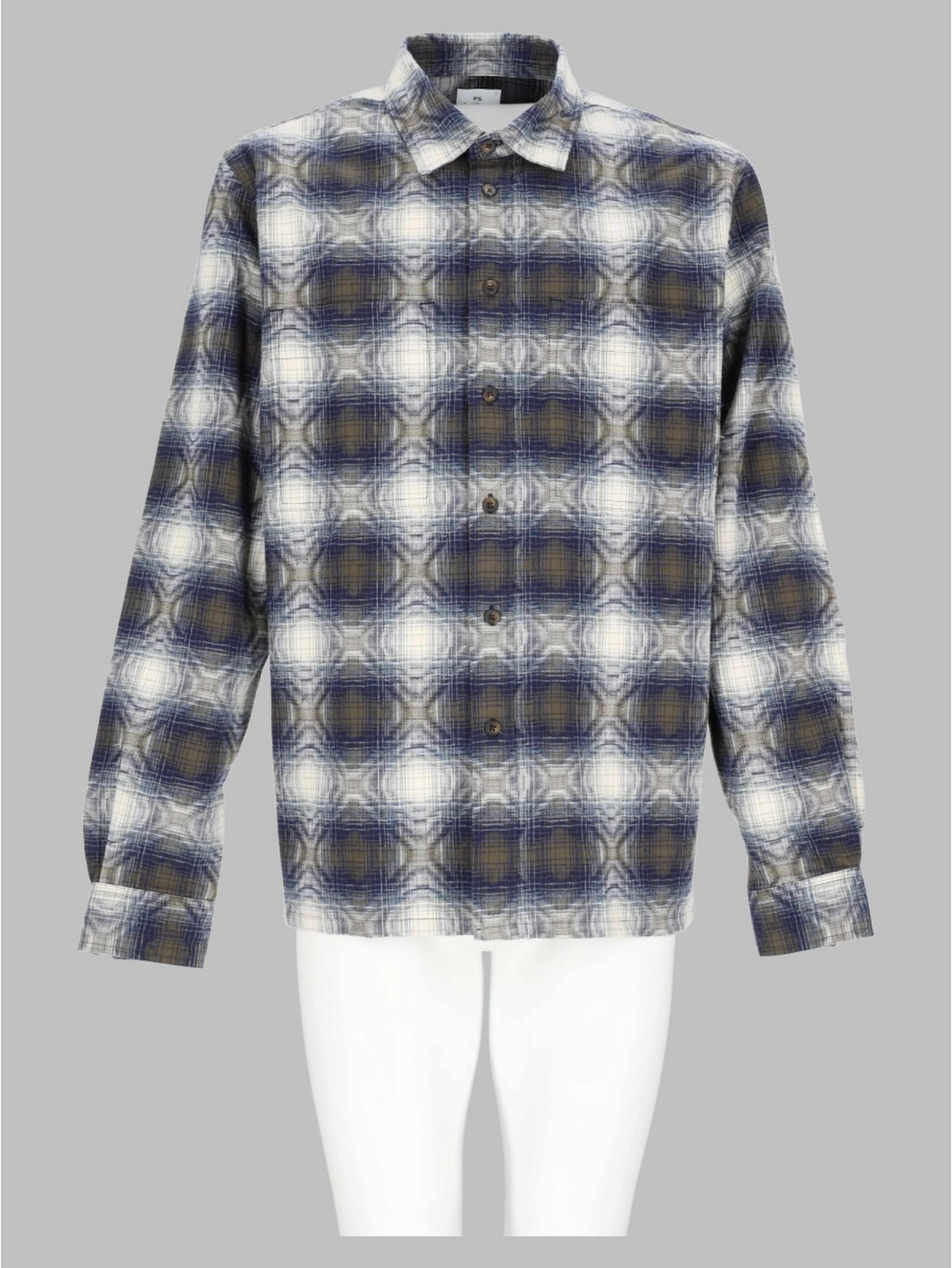 Overshirt in Jacquard di Cotone