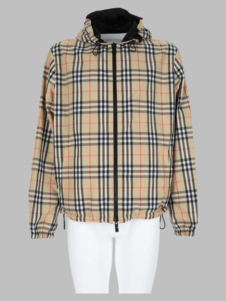 Giacca "Newport" Reversibile Con Motivo Check