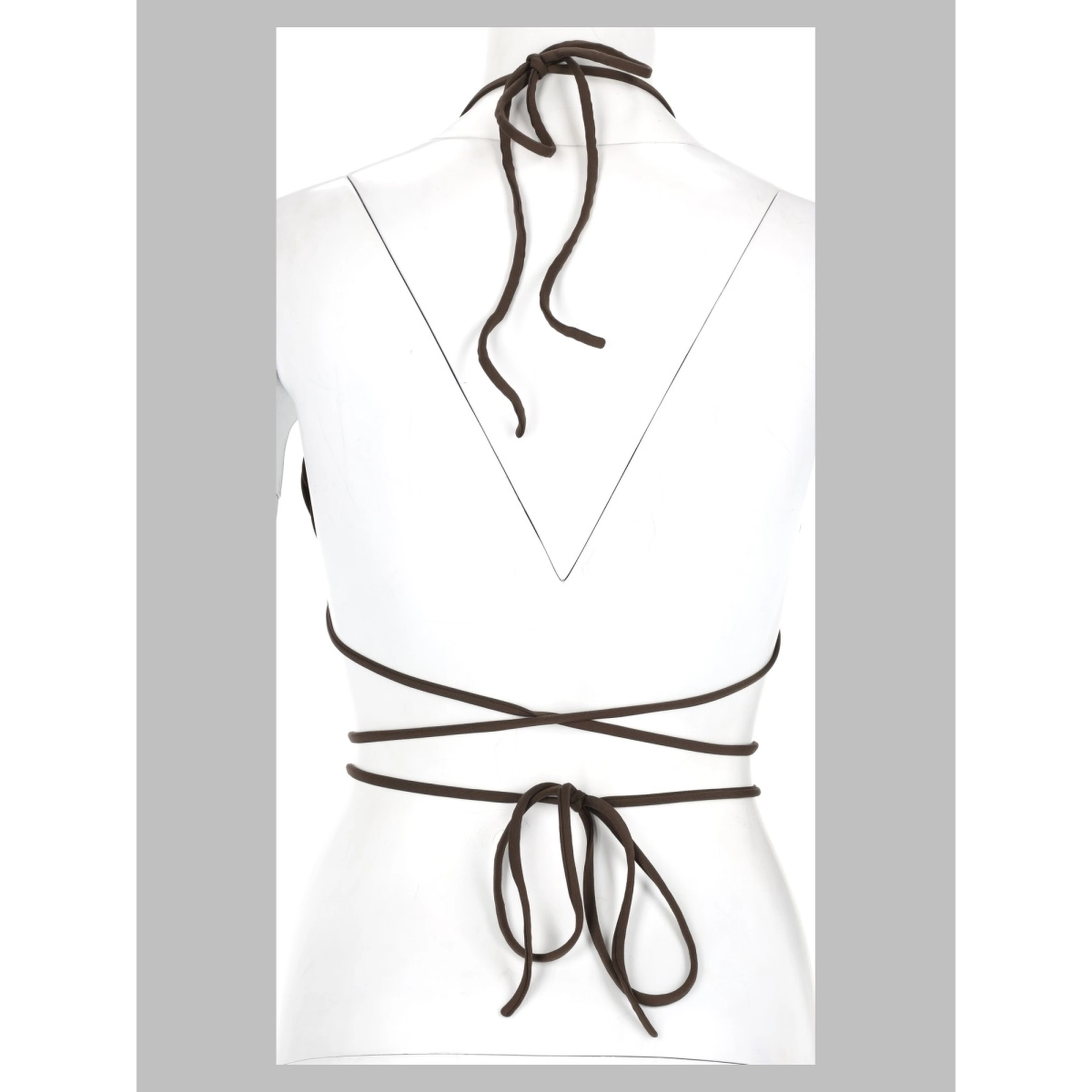 Top Bikini con Dettaglio Arricciato