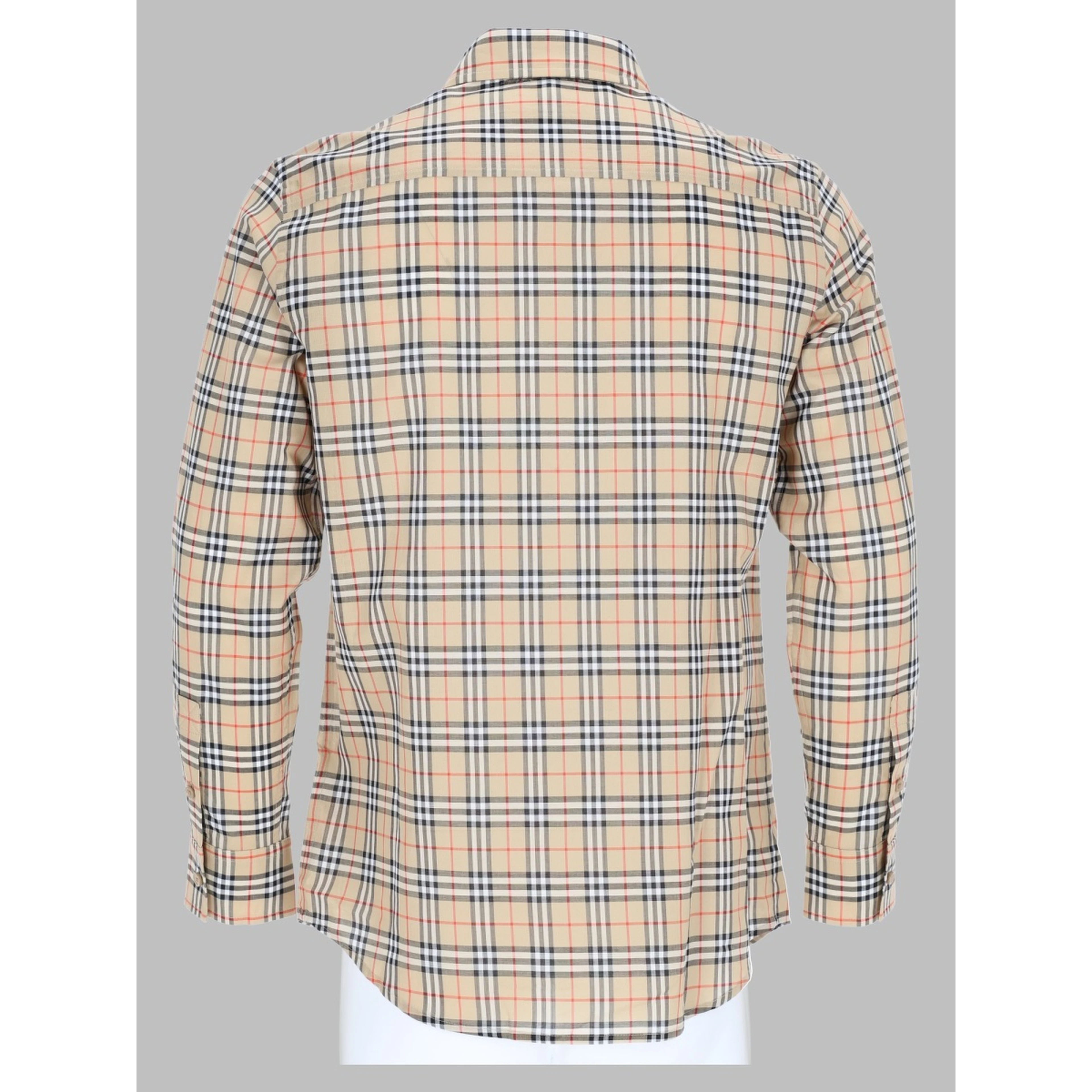 Camicia in Cotone Check con Vestibilità Classica