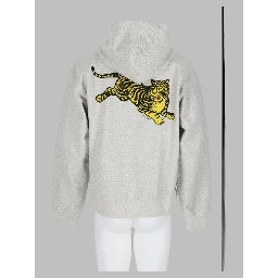 Felpa "Jumping Tiger" Con Zip