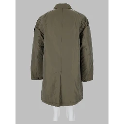 Cappotto Lungo In Micro Twill