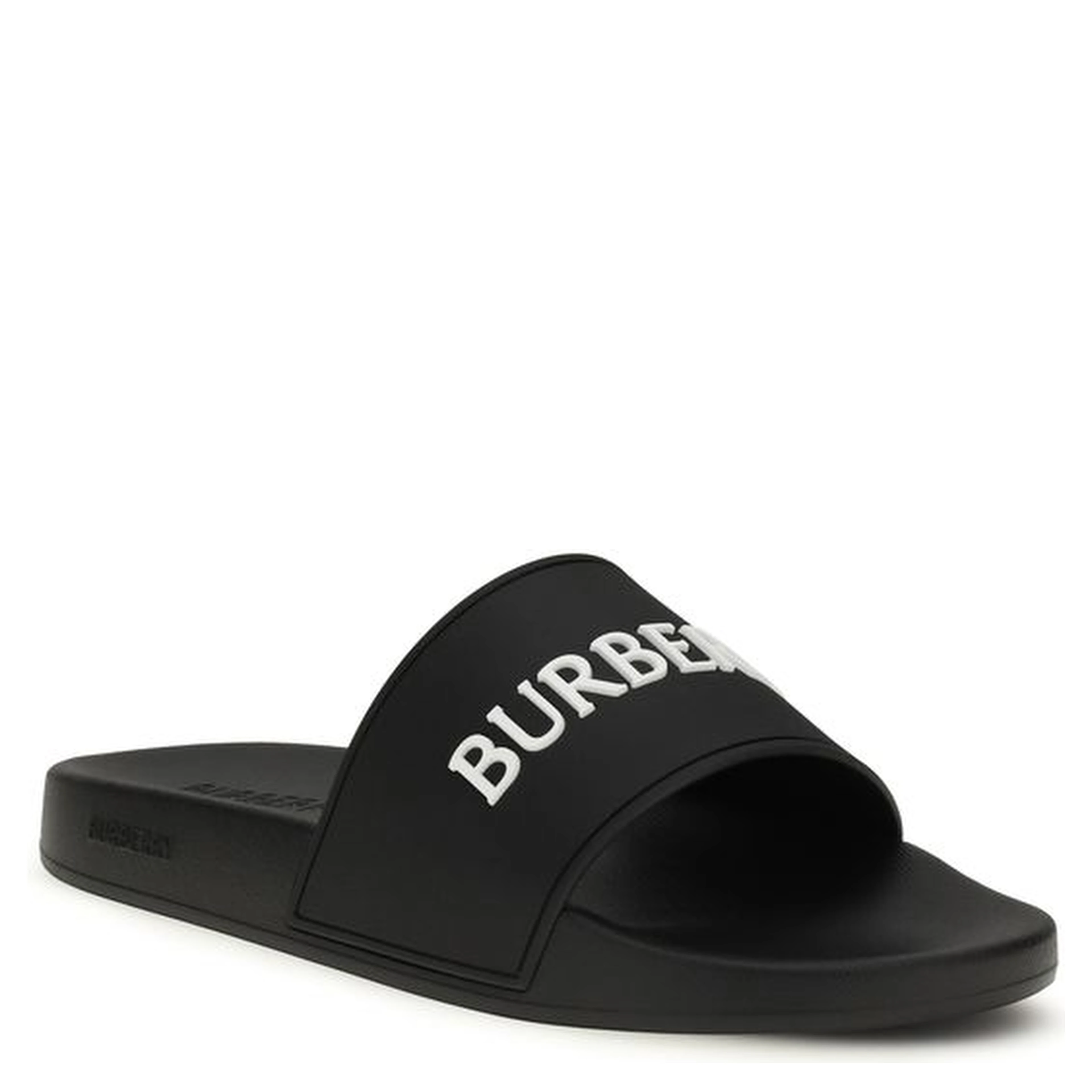 Black Rubber Slippers