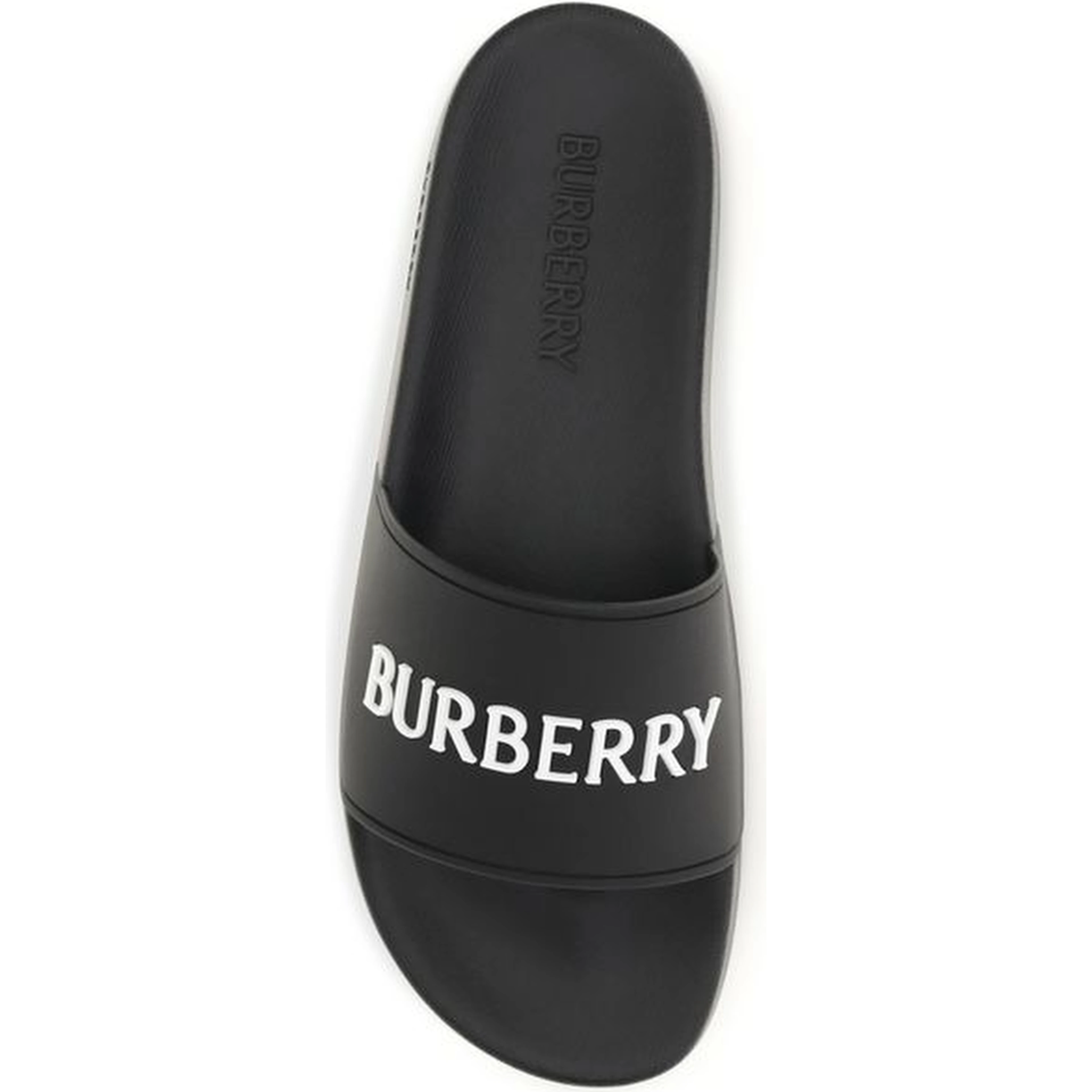 Black Rubber Slippers