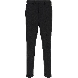 Black Virgin Wool Dress Pants