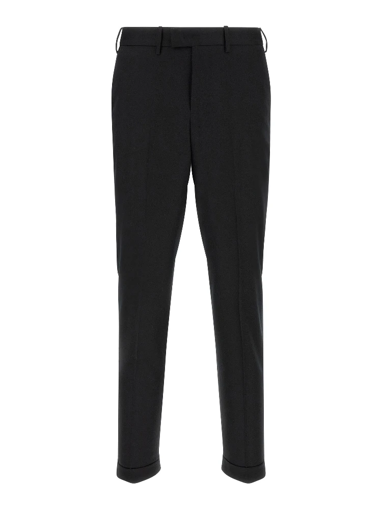 Black Virgin Wool Dress Pants