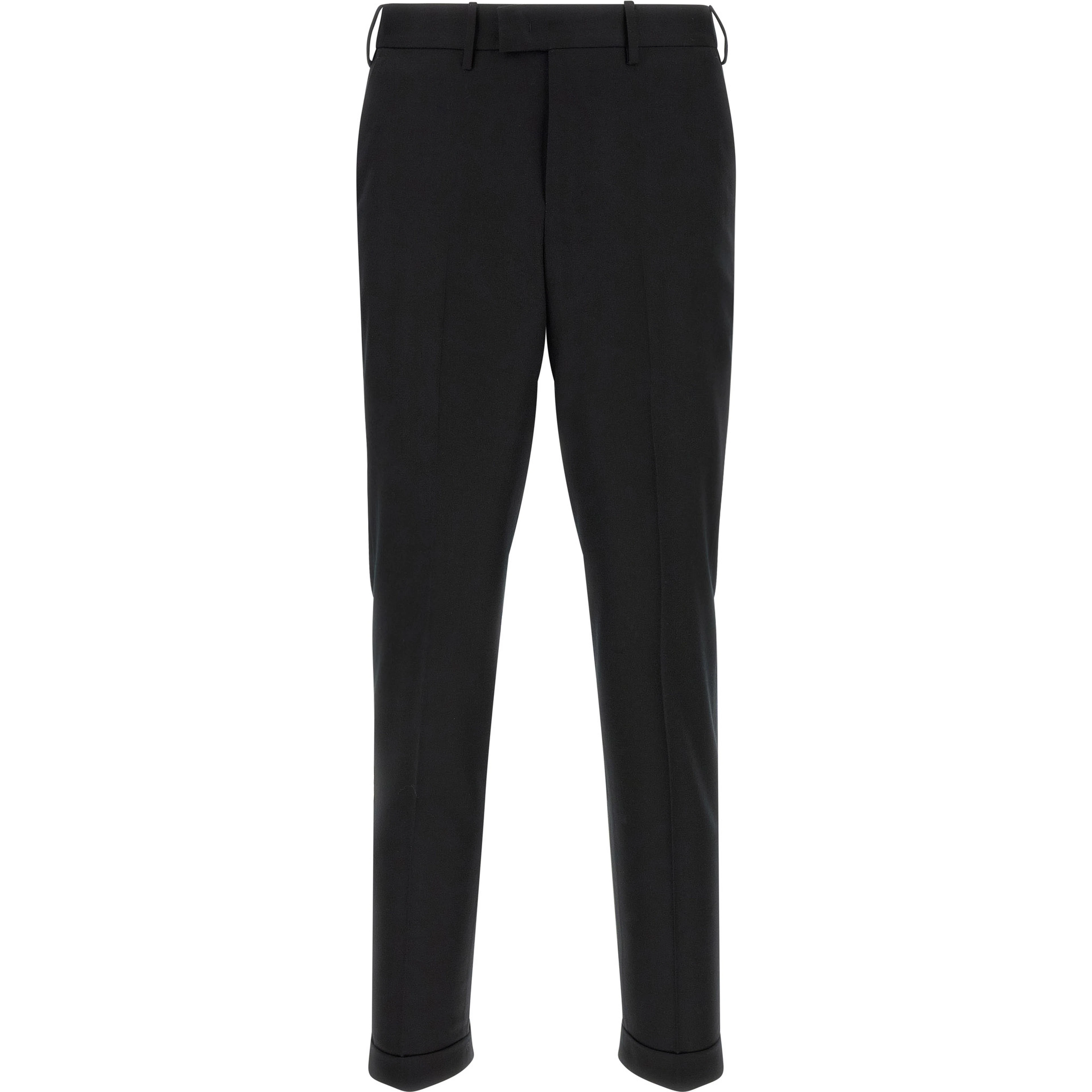 Black Virgin Wool Dress Pants