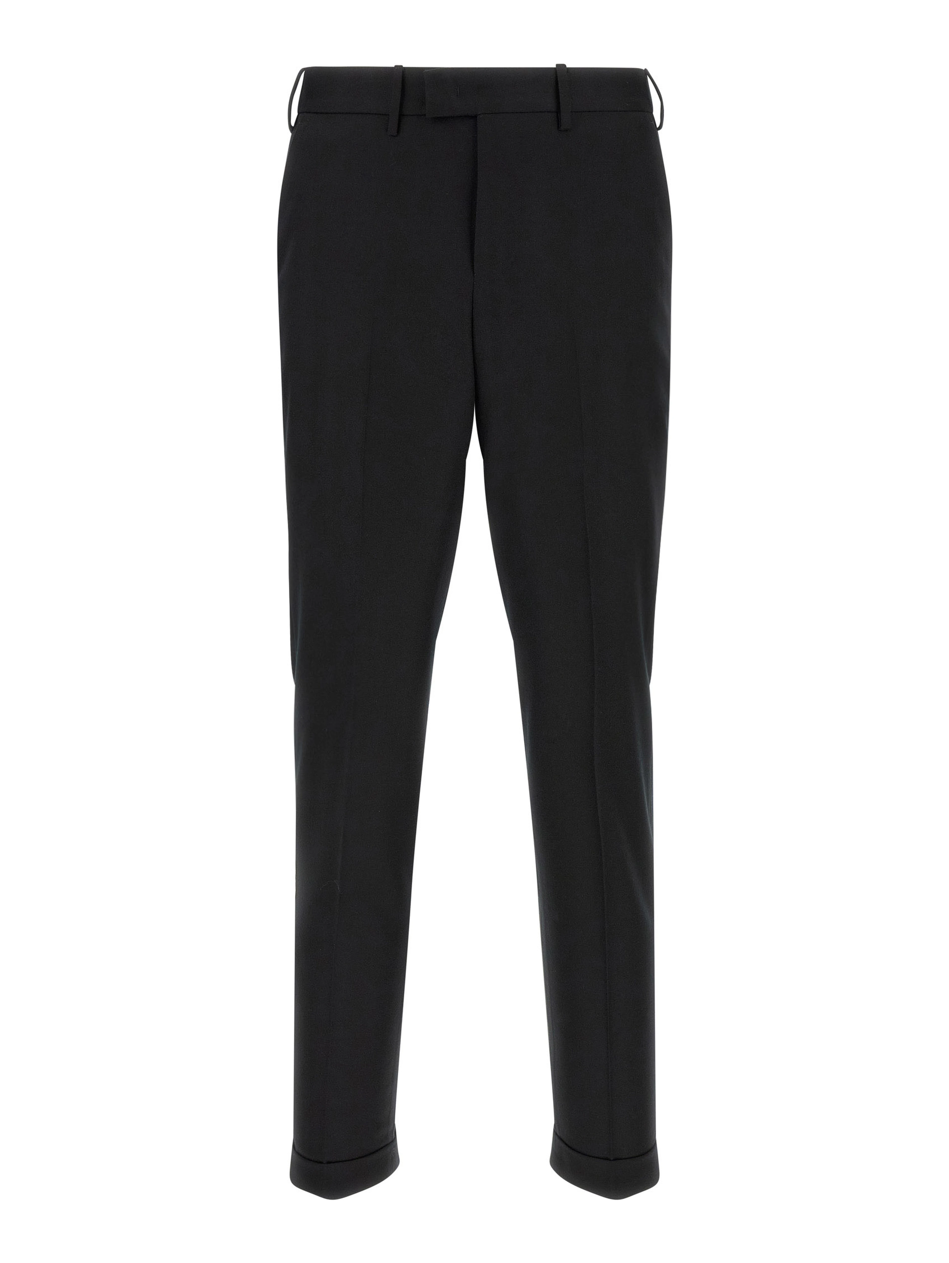 Black Virgin Wool Dress Pants