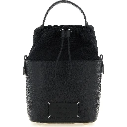 Black Calfskin Shoulder Bag