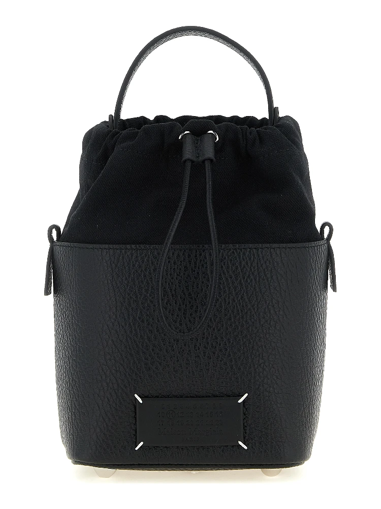 Black Calfskin Shoulder Bag