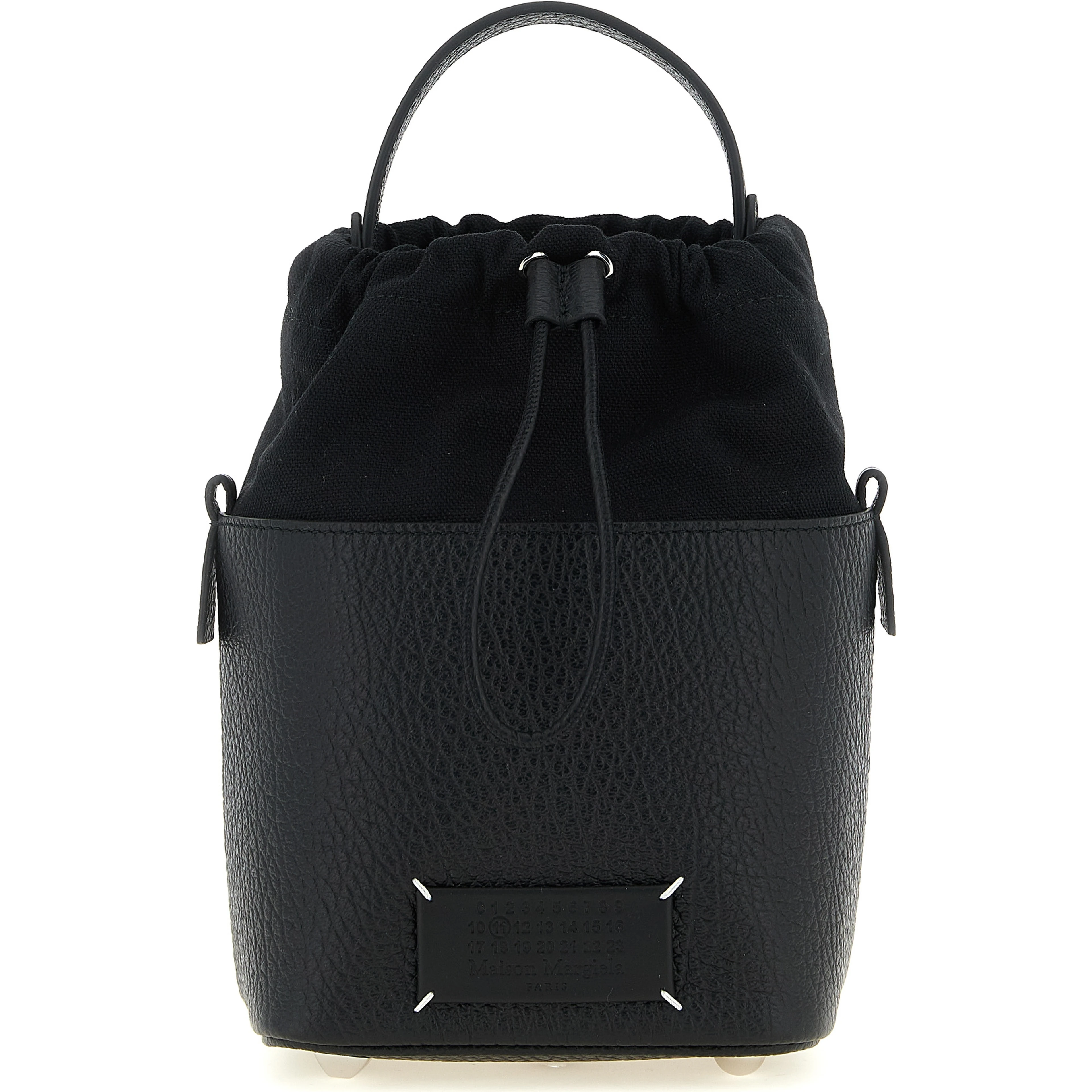 Black Calfskin Shoulder Bag