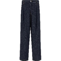 Blue Cotton Jeans Denim