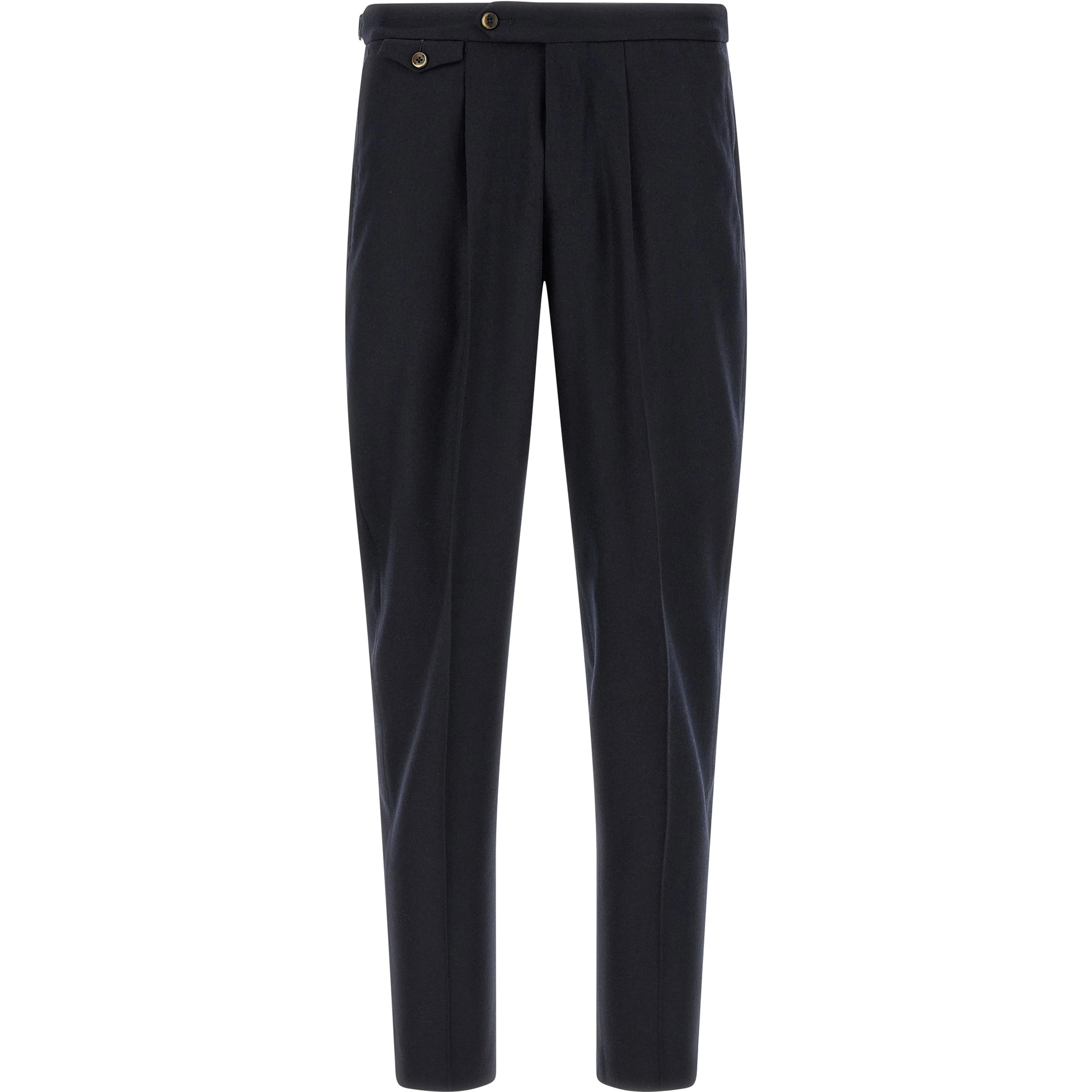 Black Virgin Wool Dress Pants