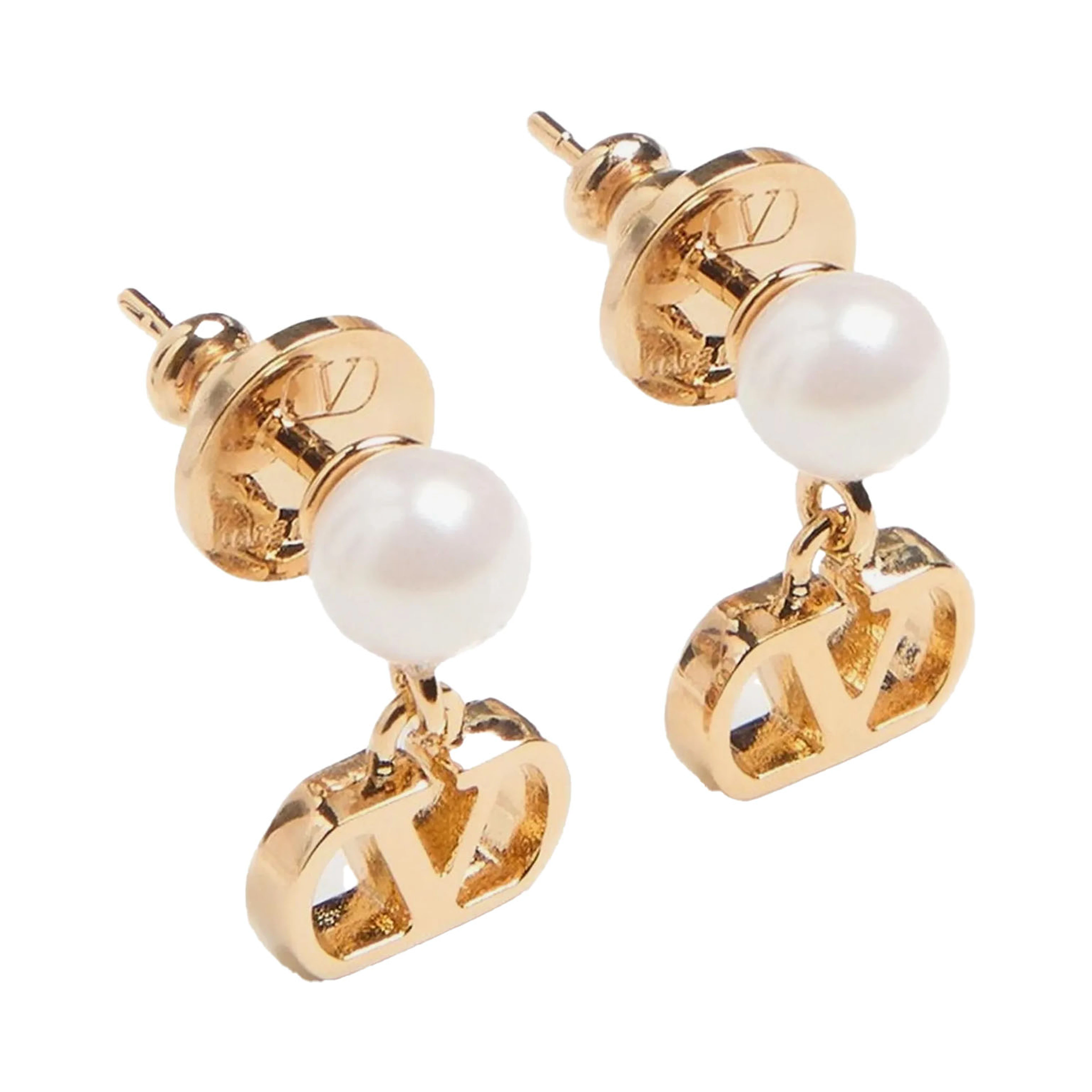 Gold Brass Earrings