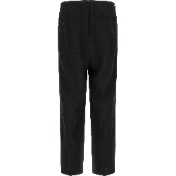 Black Virgin Wool Dress Pants