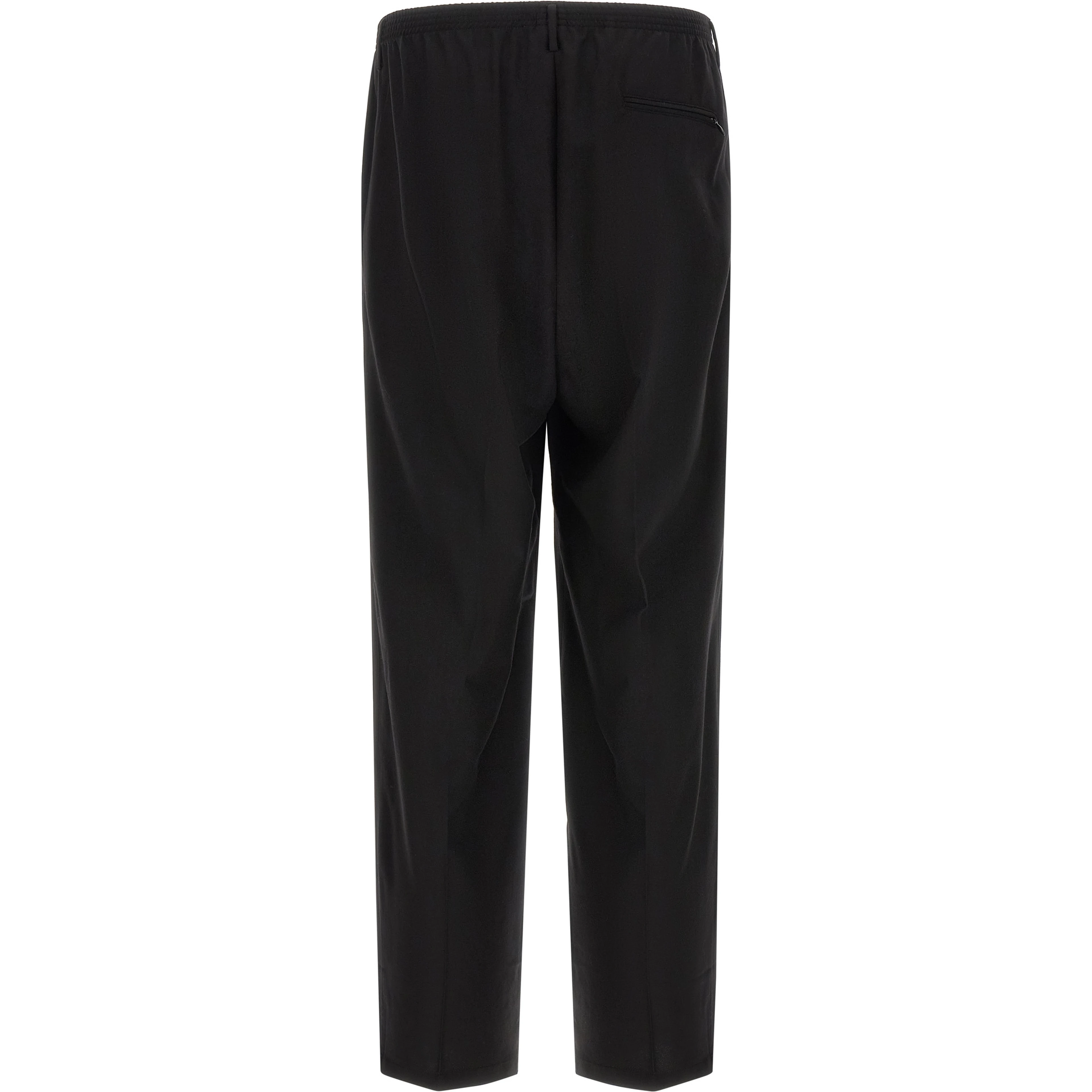 Black Virgin Wool Dress Pants