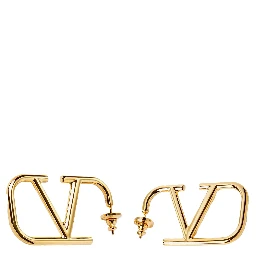 Gold Brass Earrings