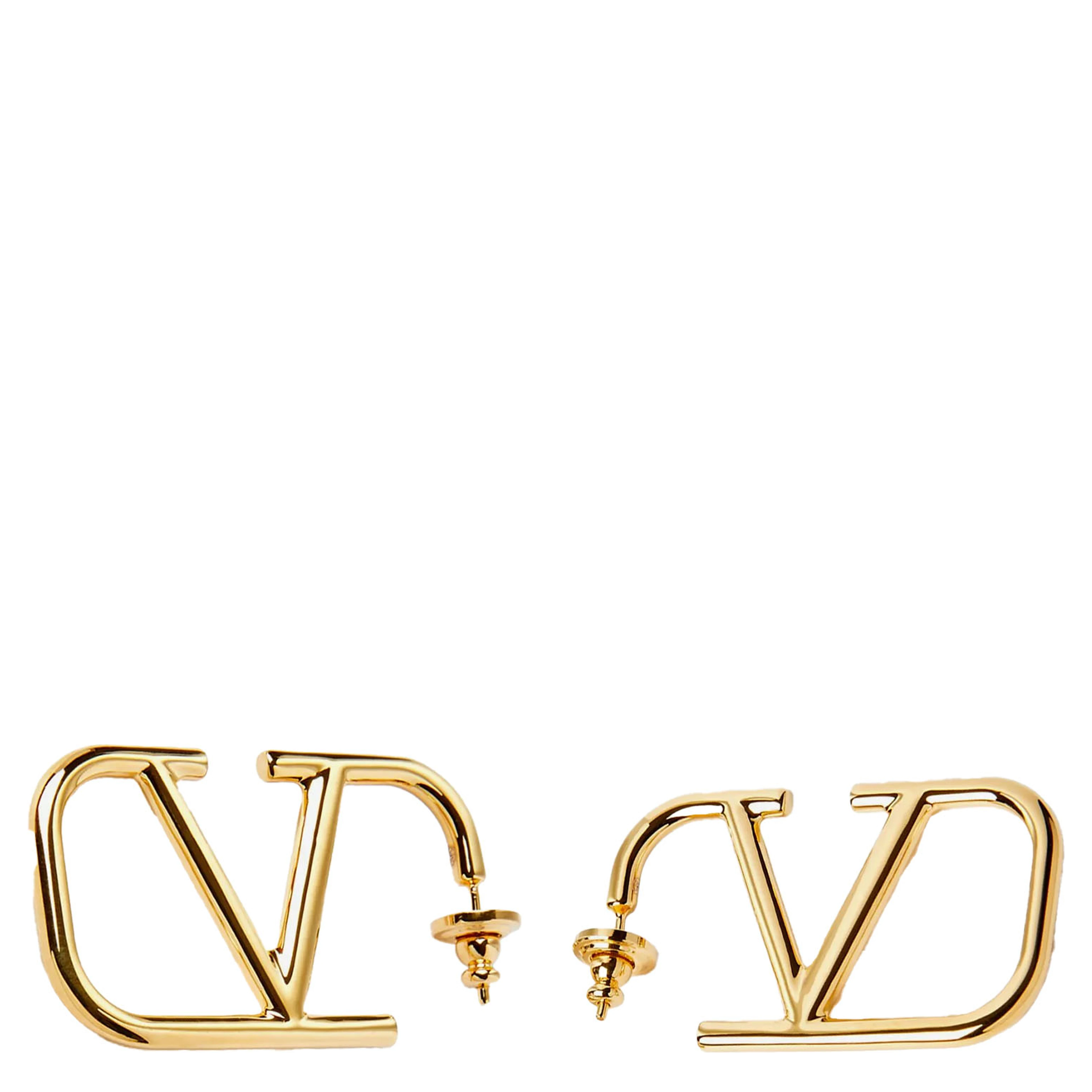 Gold Brass Earrings