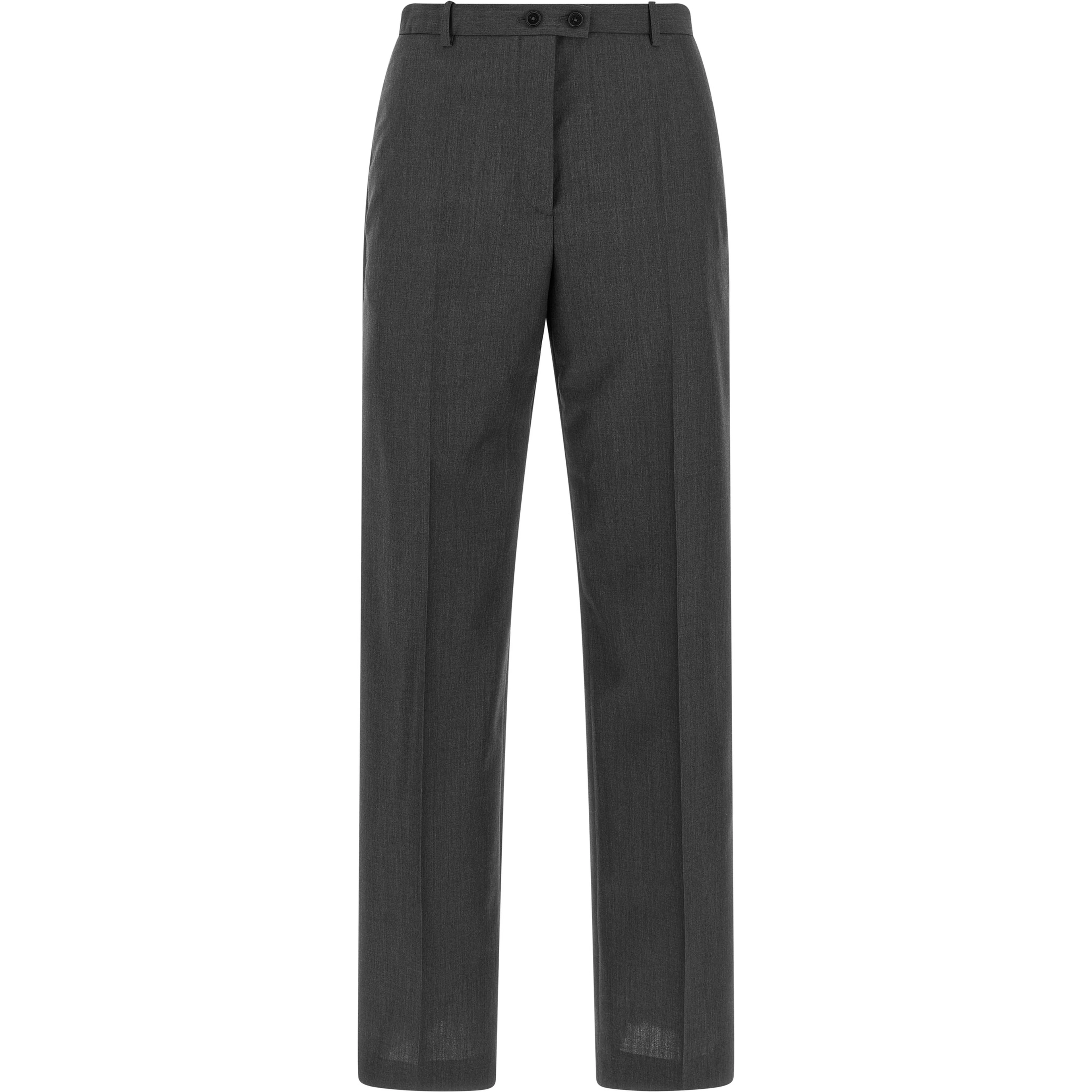 Gray Wool Dress Pants