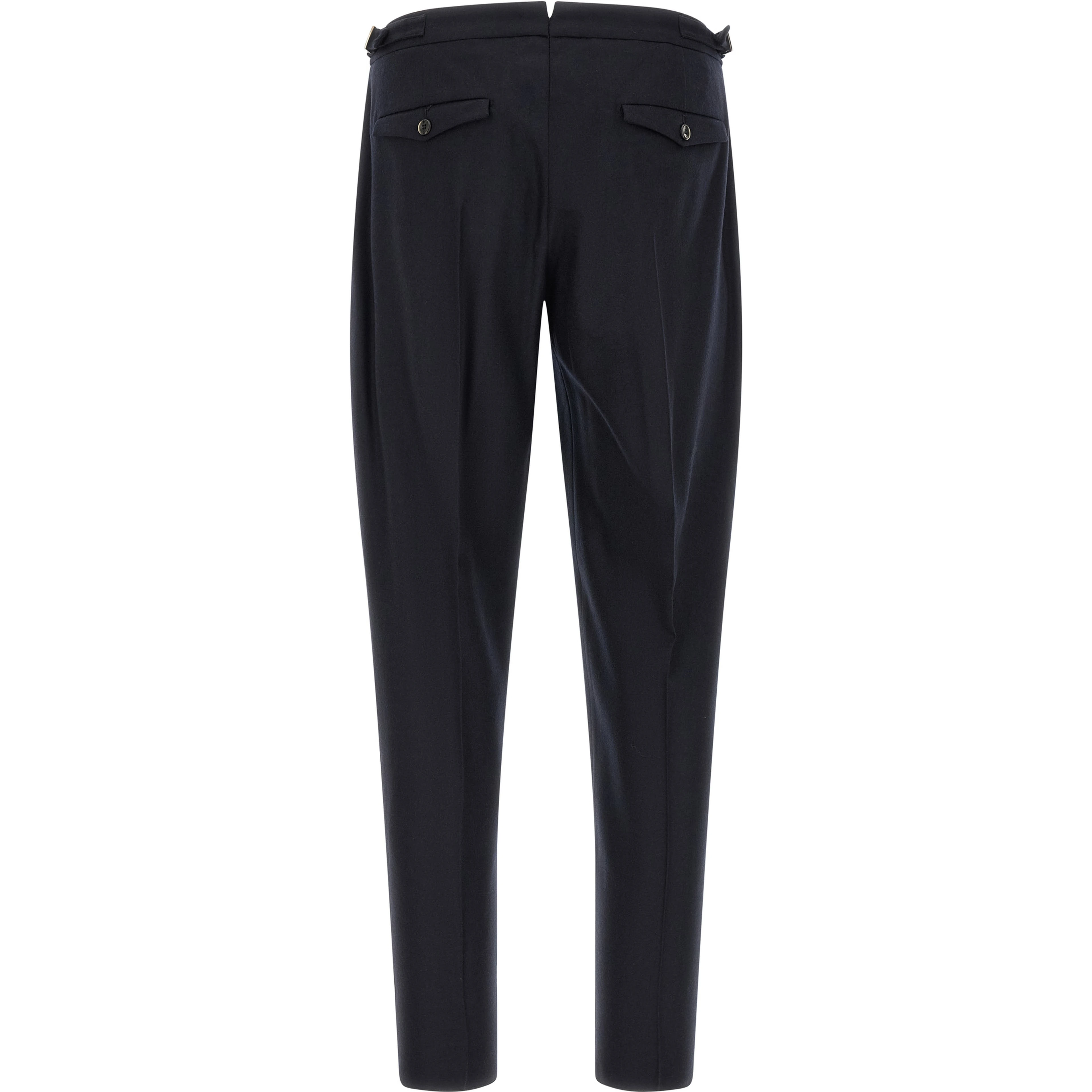 Black Virgin Wool Dress Pants