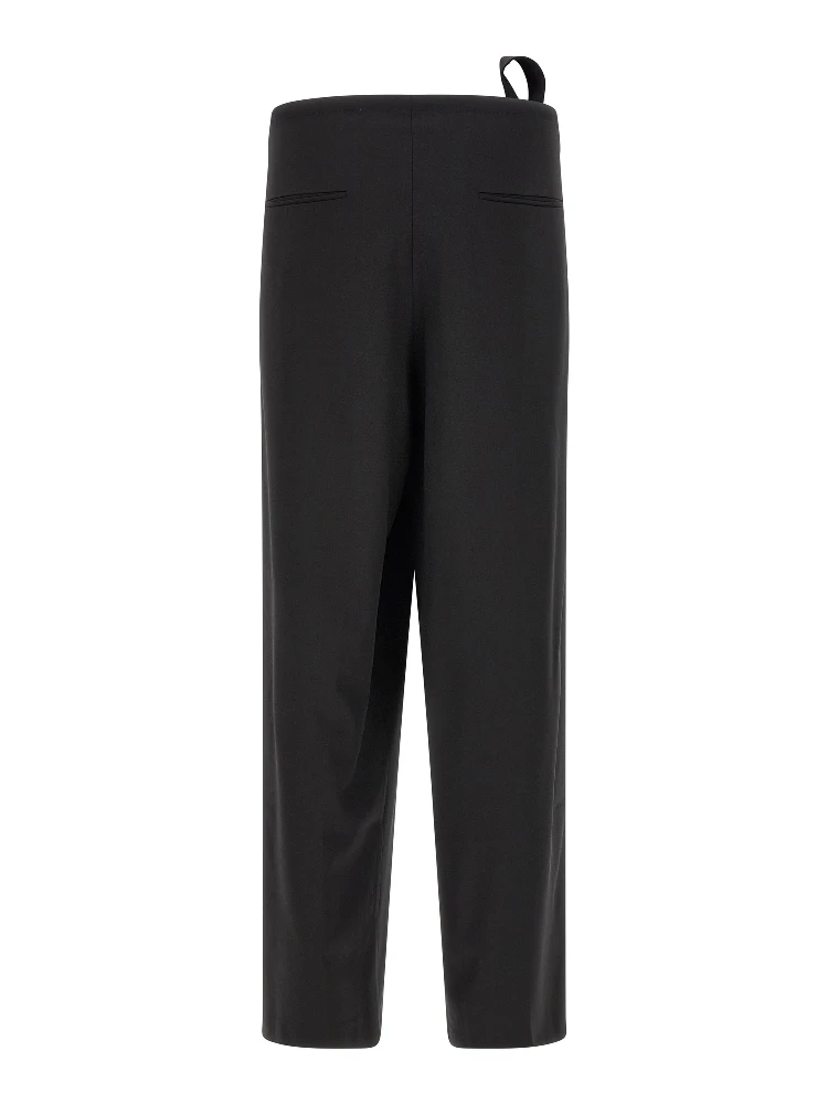Black Virgin Wool Dress Pants alternative