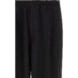 Black Virgin Wool Dress Pants