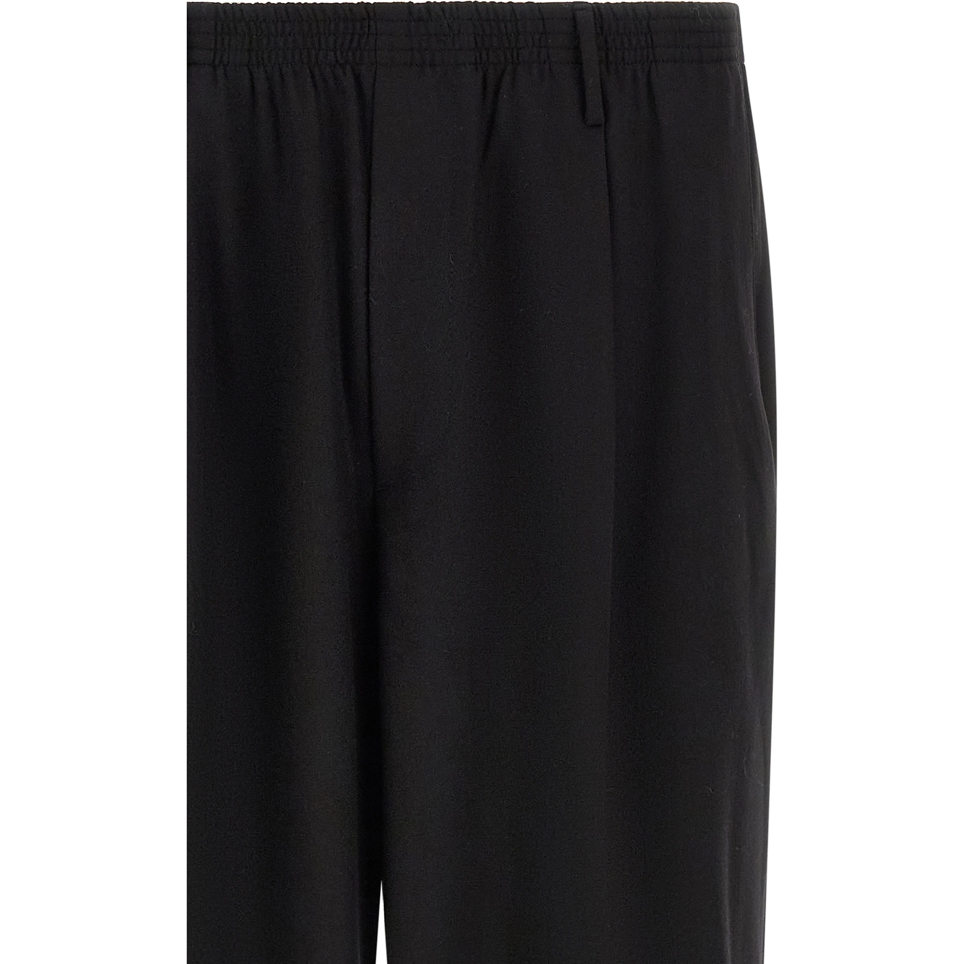 Black Virgin Wool Dress Pants