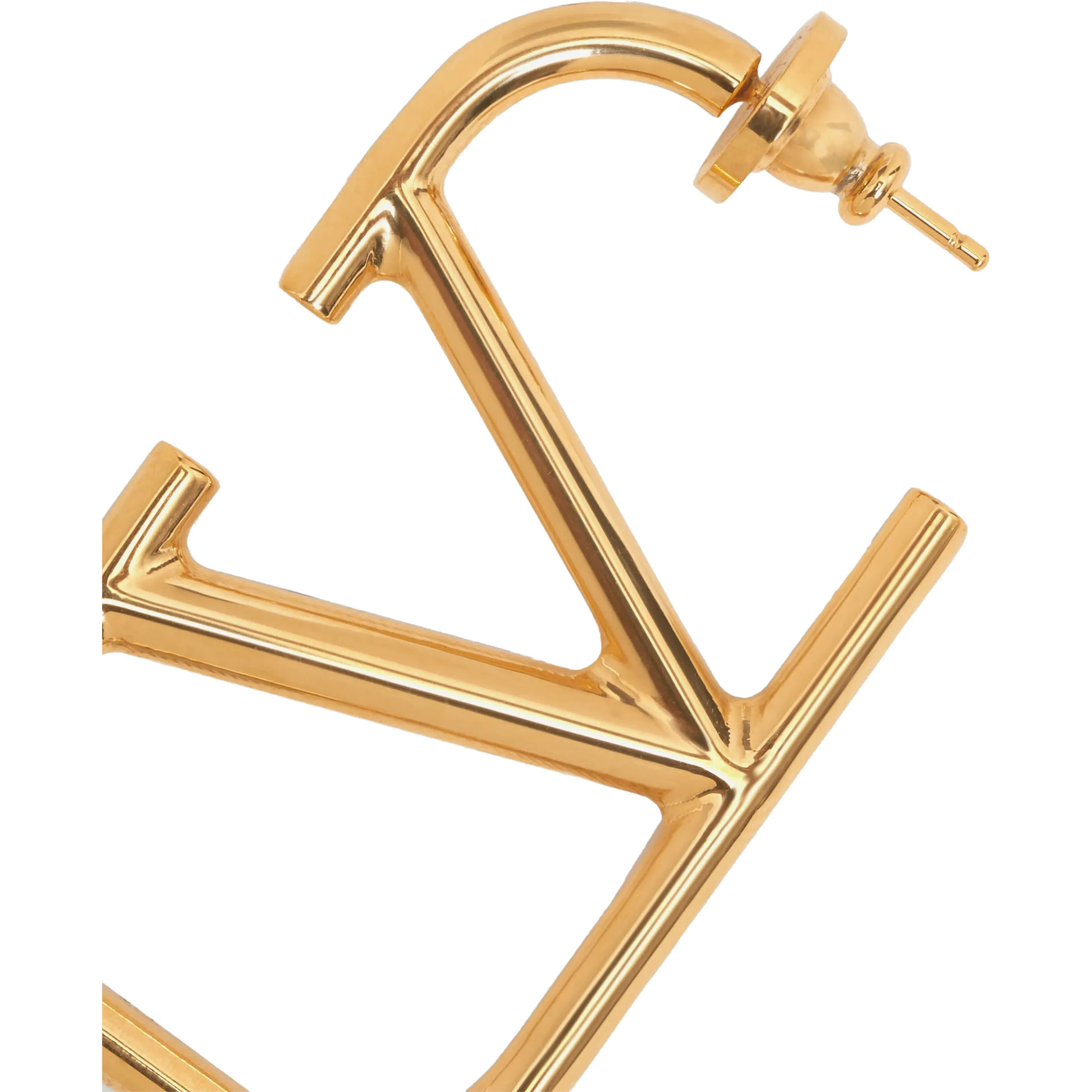 Gold Brass Earrings