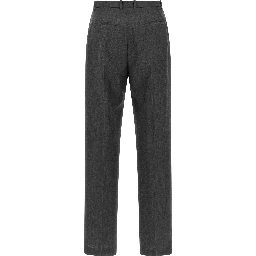 Gray Wool Dress Pants