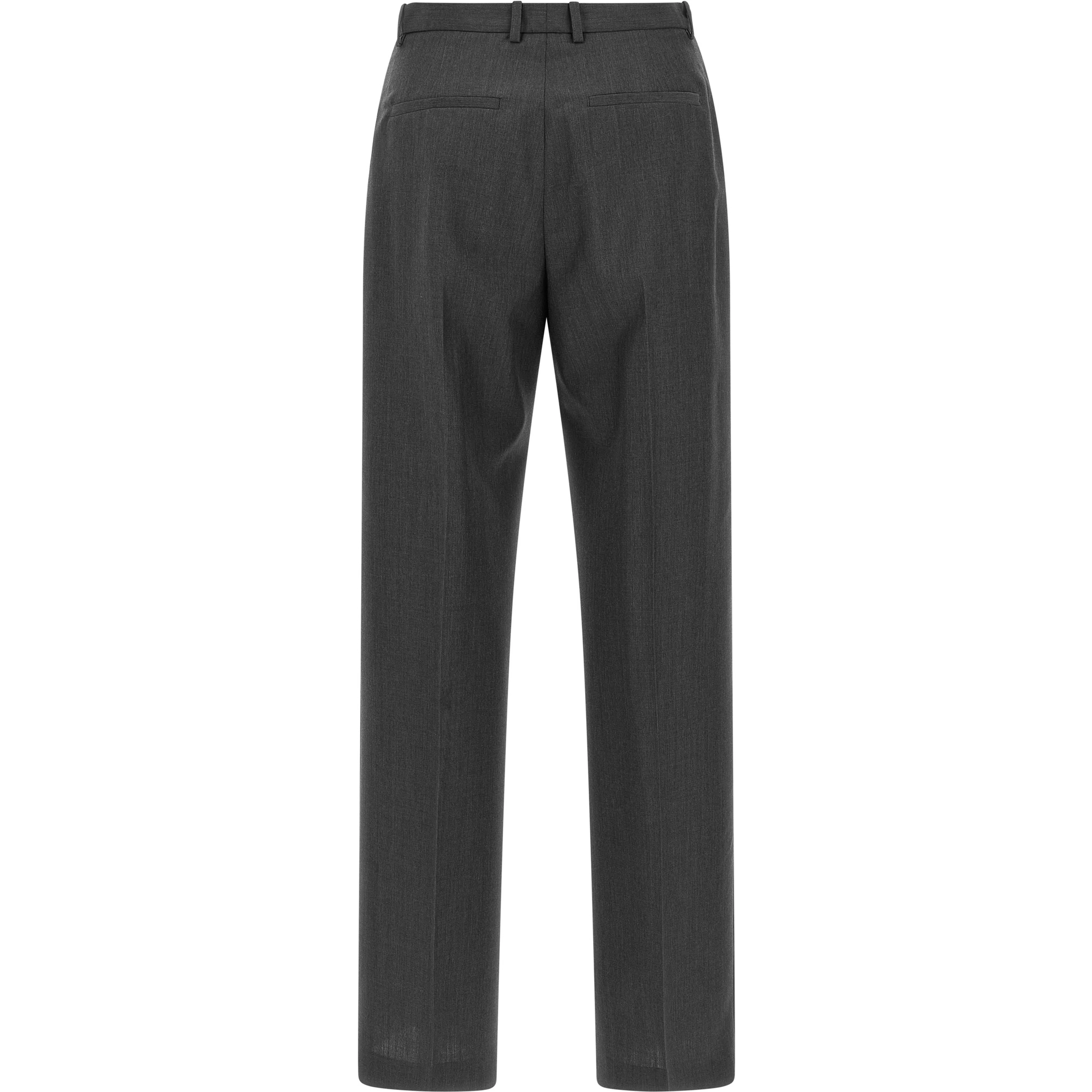 Gray Wool Dress Pants