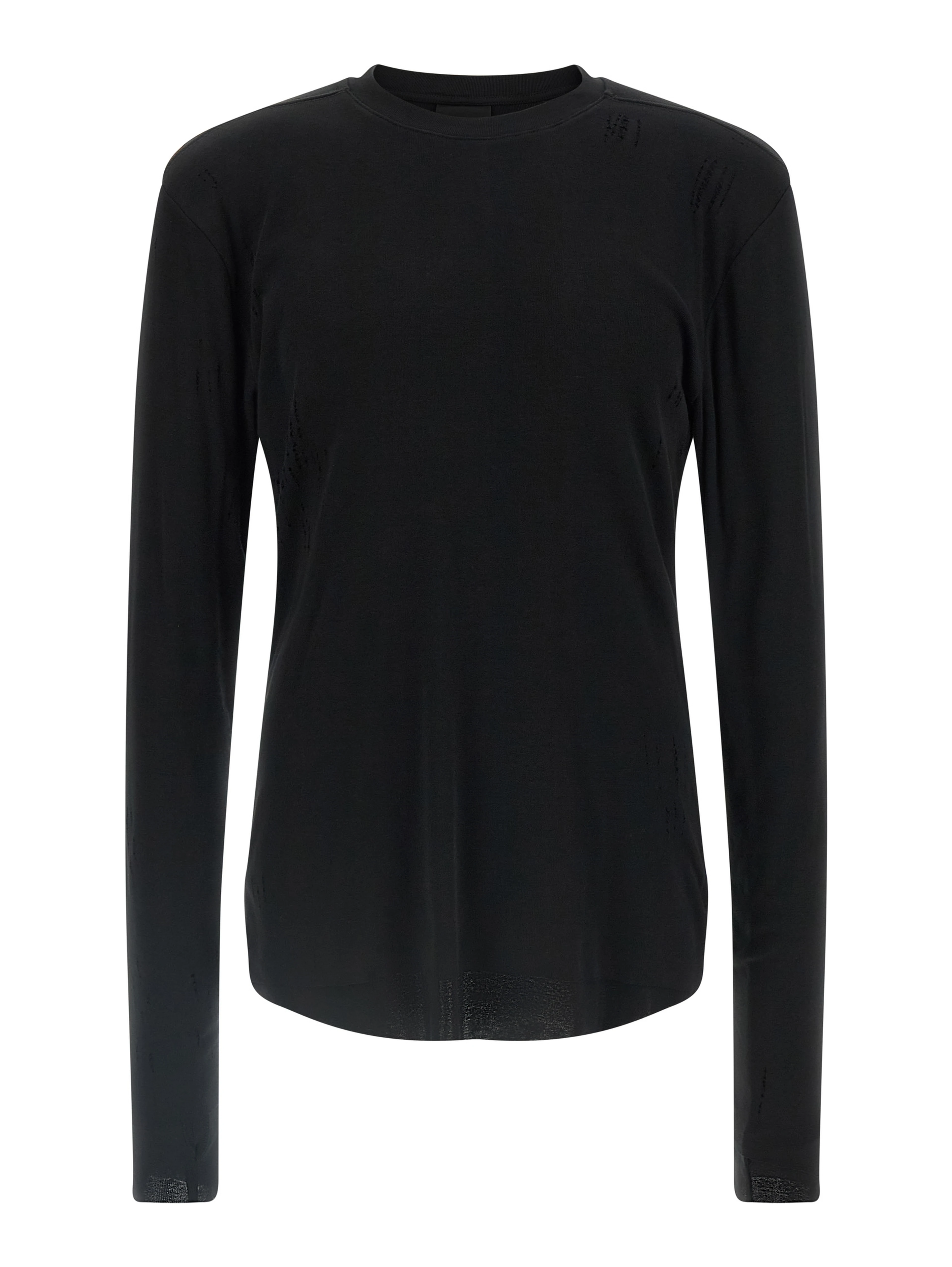 Black Cotton T-Shirt
