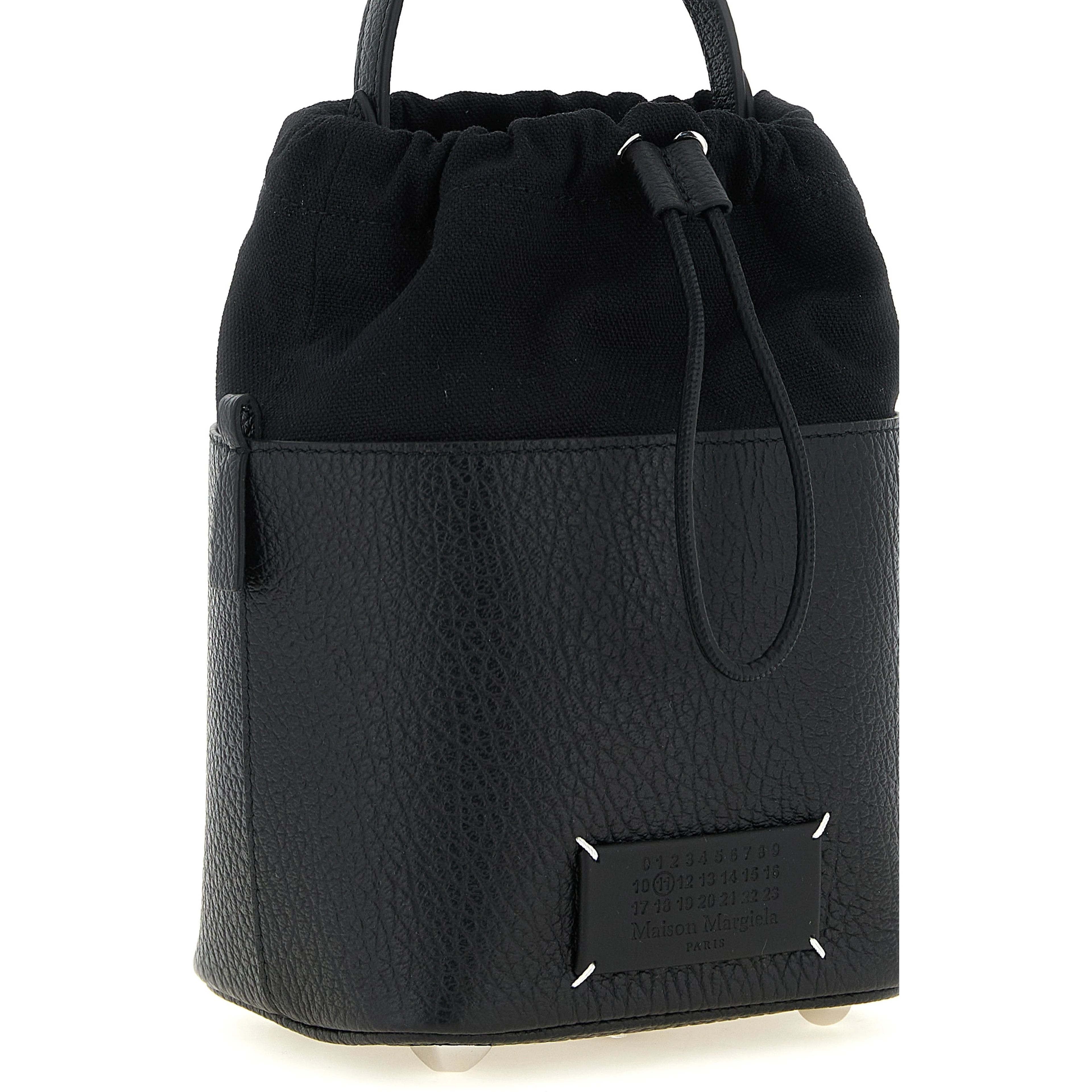 Black Calfskin Shoulder Bag