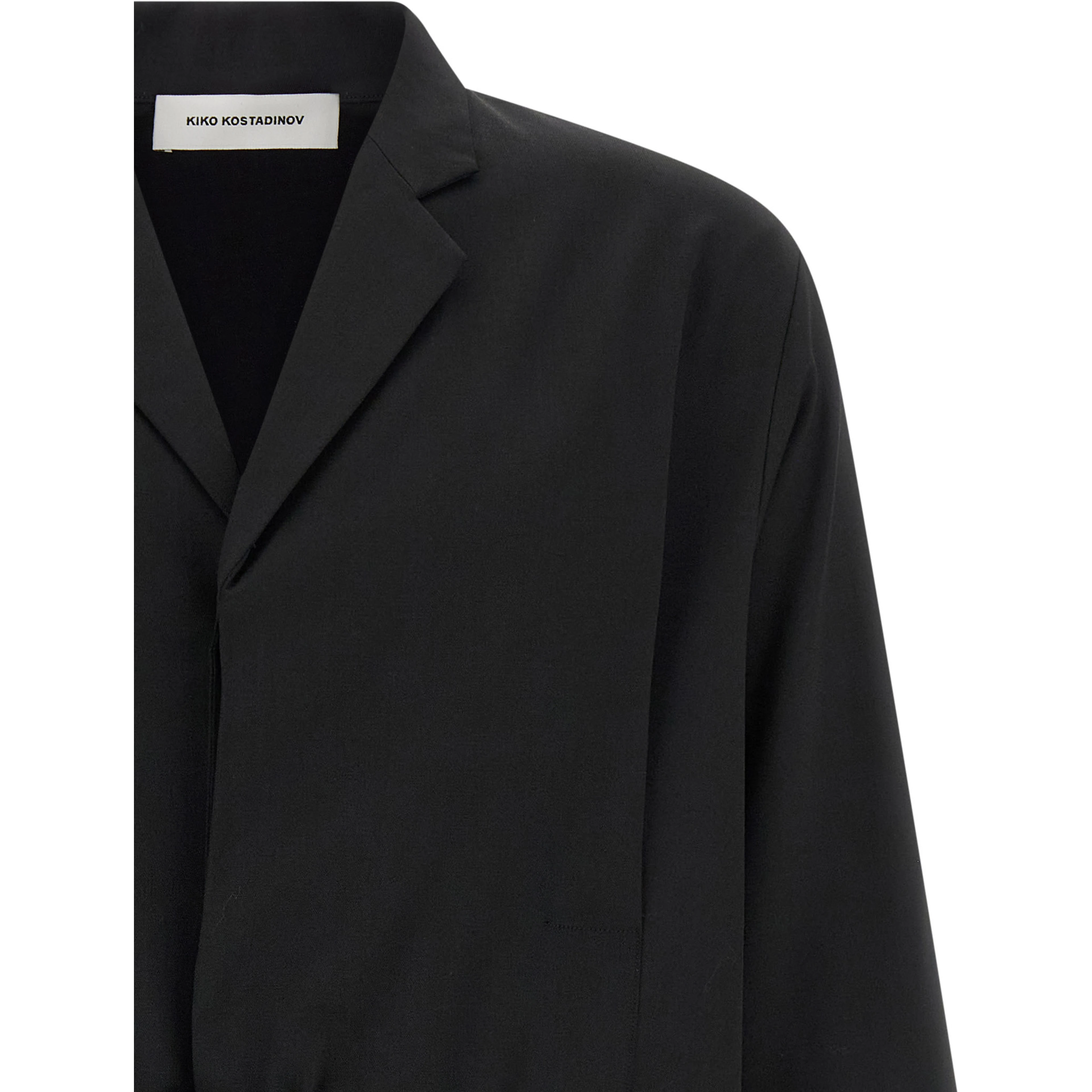 Black Virgin Wool Blazer