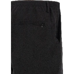 Black Virgin Wool Dress Pants