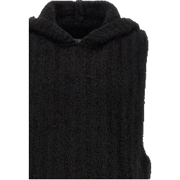 Black Cashmere Sleeveles Sweater
