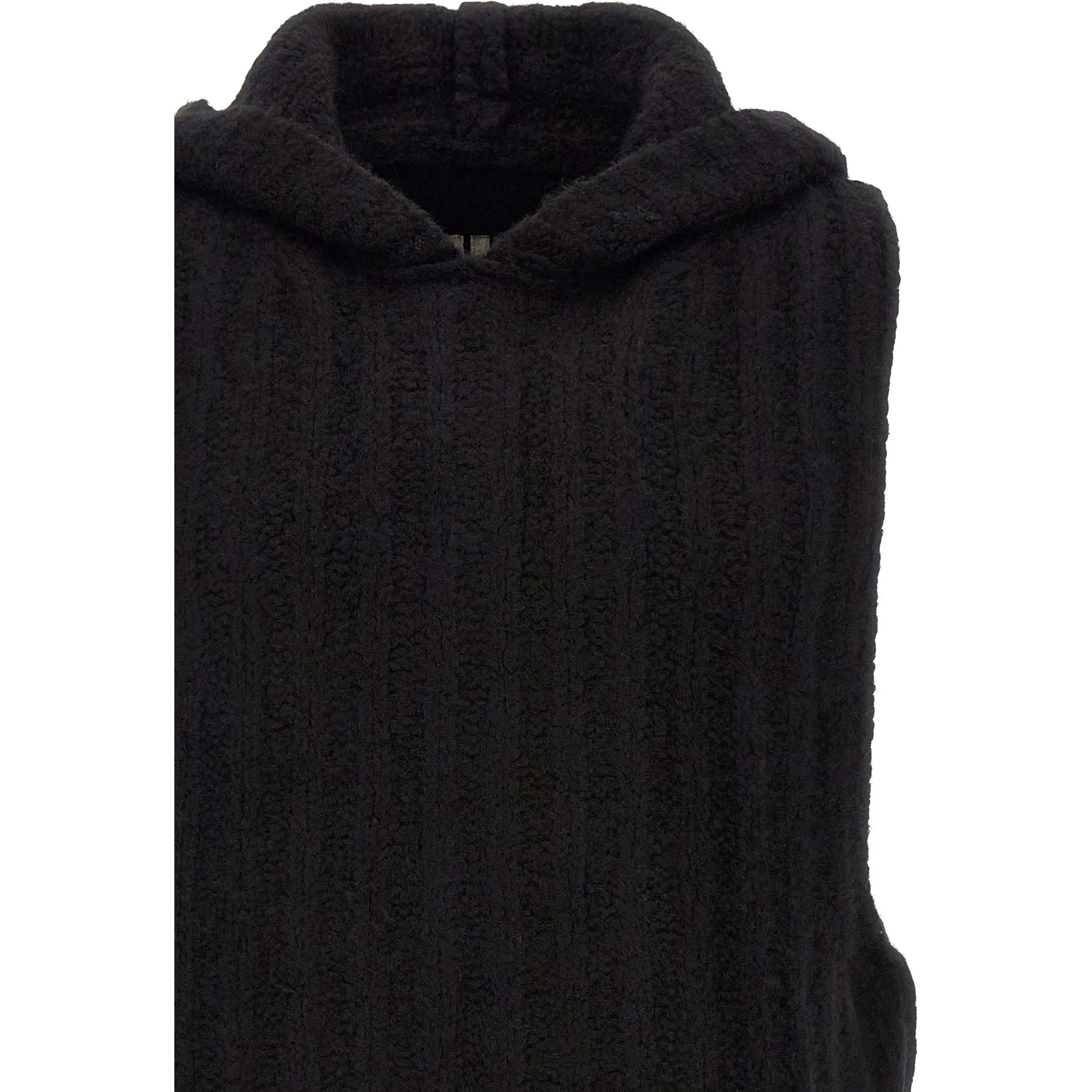 Black Cashmere Sleeveles Sweater