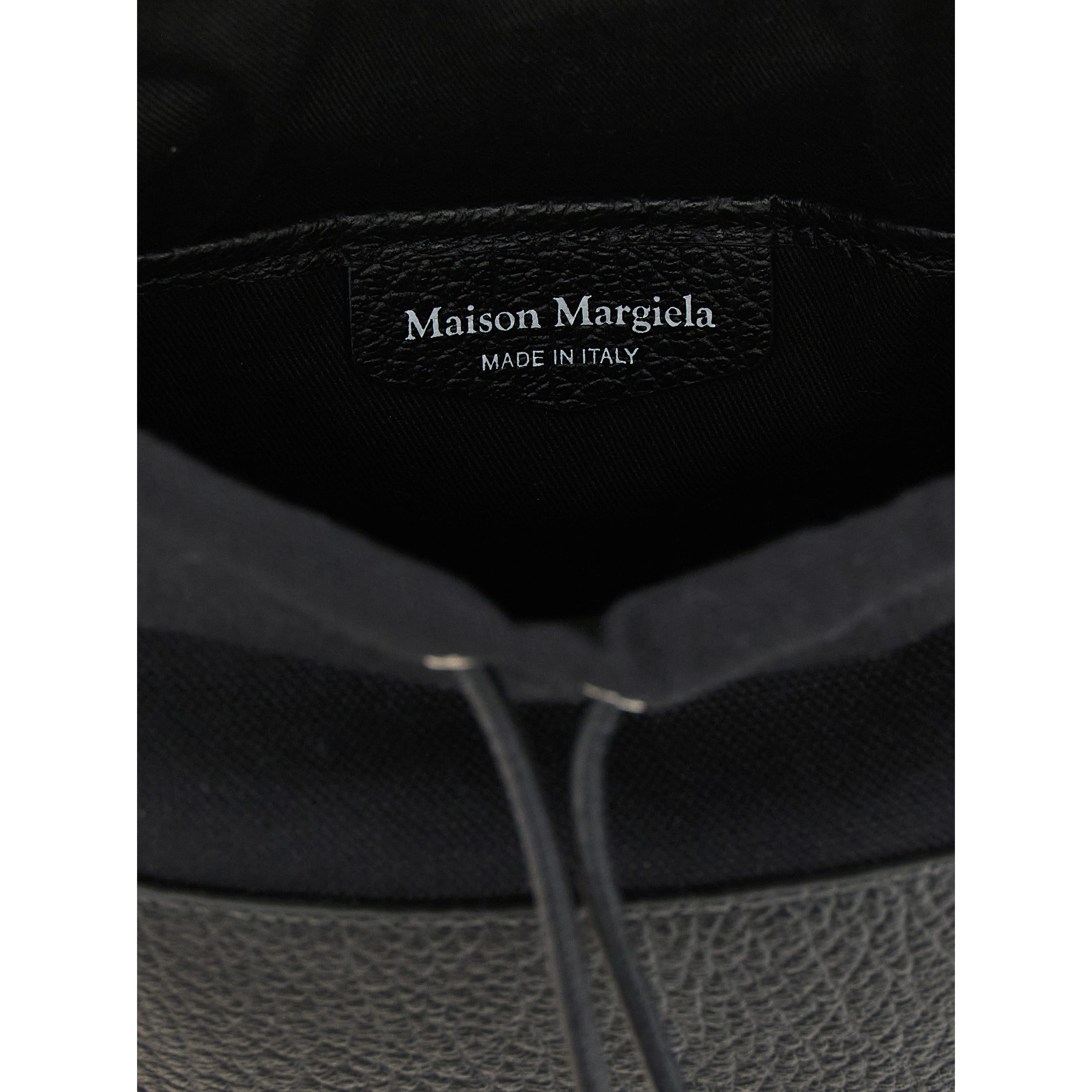 Black Calfskin Shoulder Bag