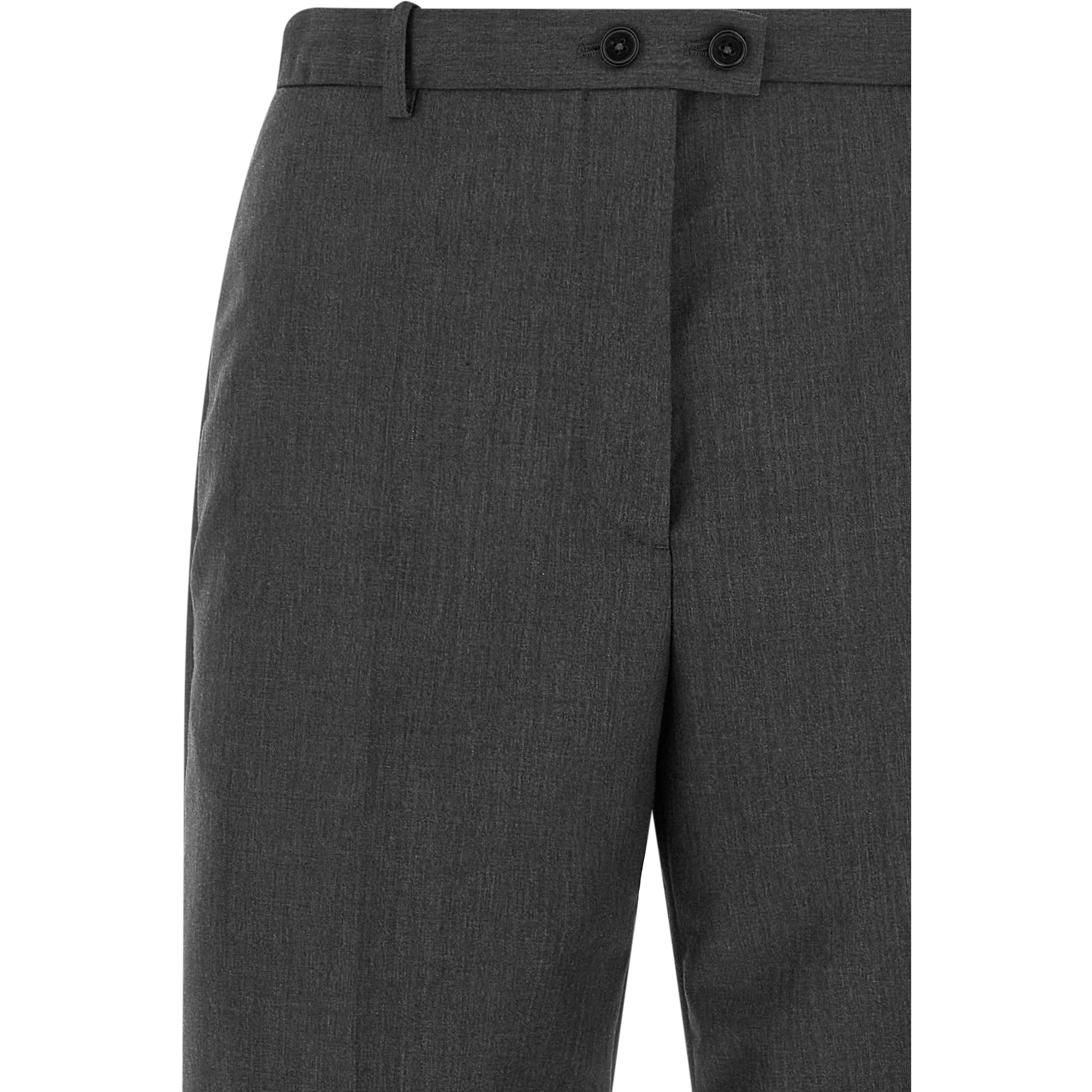 Gray Wool Dress Pants