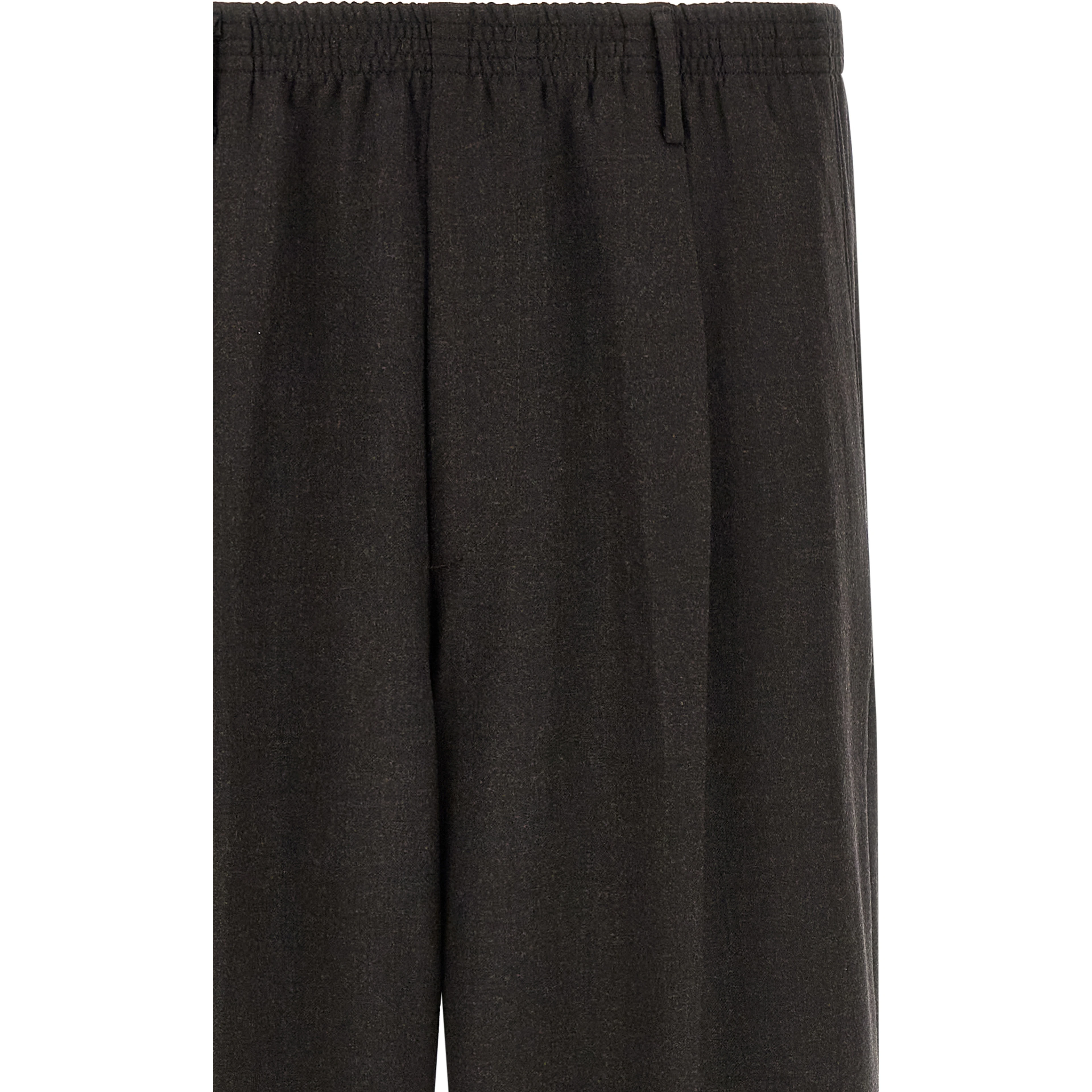 Brown Virgin Wool Dress Pants