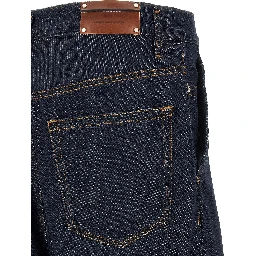 Blue Cotton Jeans Denim