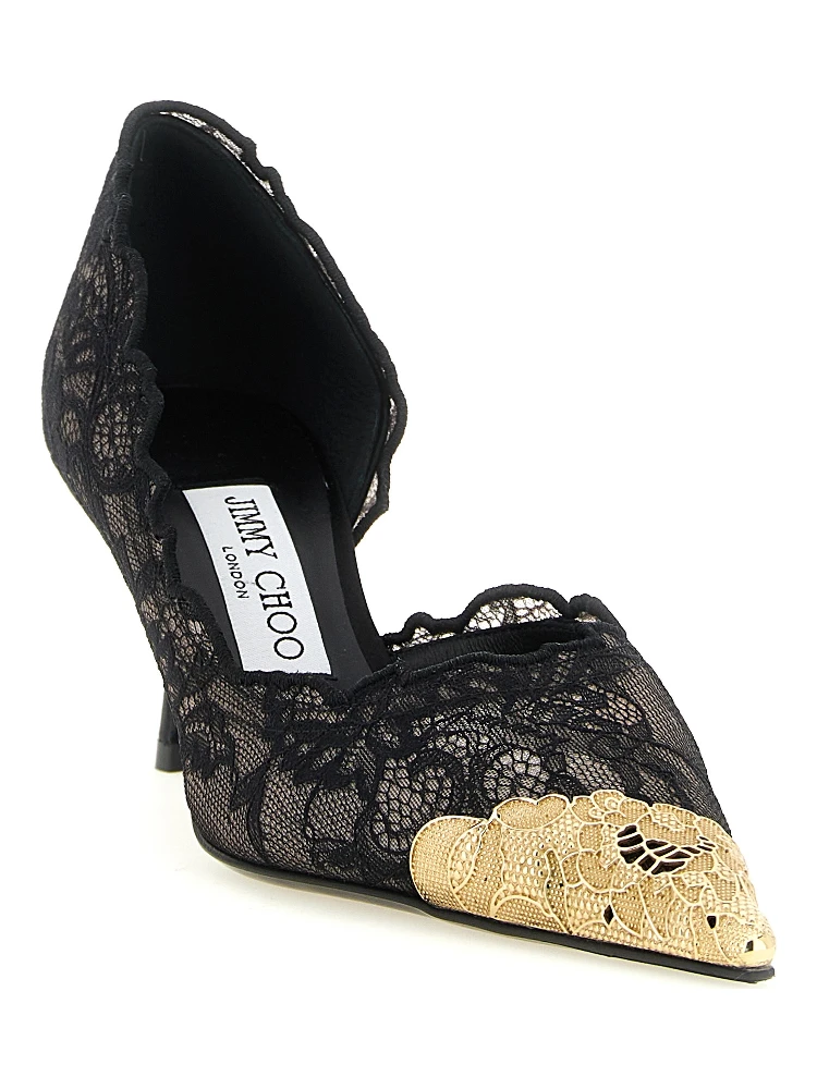 Black Tencel Mid Heel Pumps alternative
